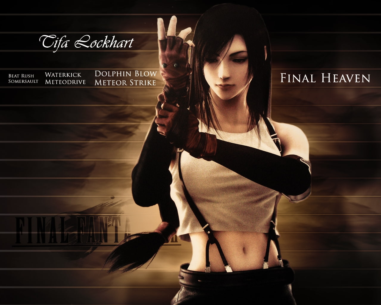 hd, video, Final Fantasy, games, art, final, Tifa Lockheart, tifa, 720P, lockheart, fantasy, HD Wallpaper
