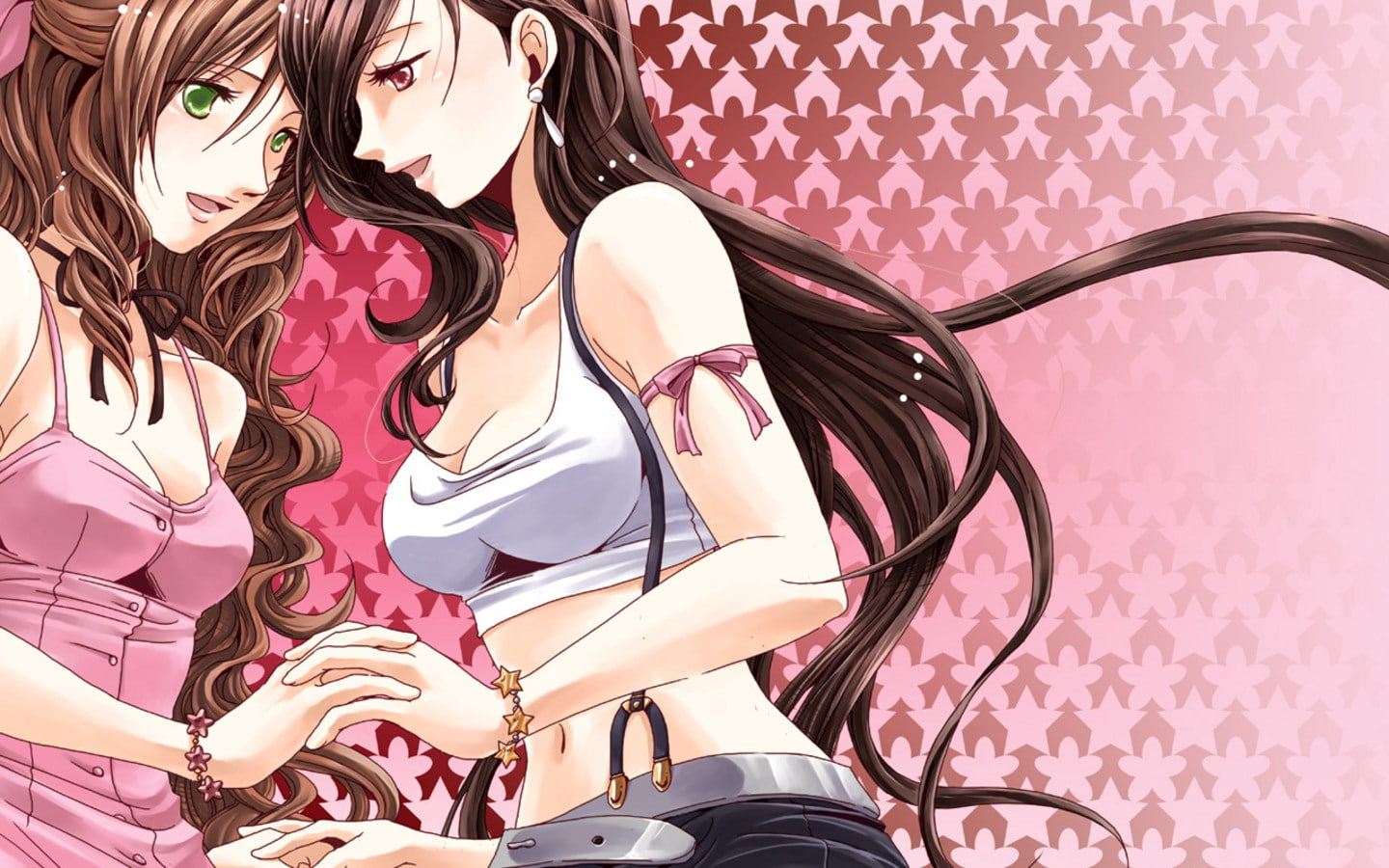 video, x, 720P, games, art, fantasy, vii, tifa, final, Final Fantasy VII, hd, Final Fantasy, lockheart, HD Wallpaper