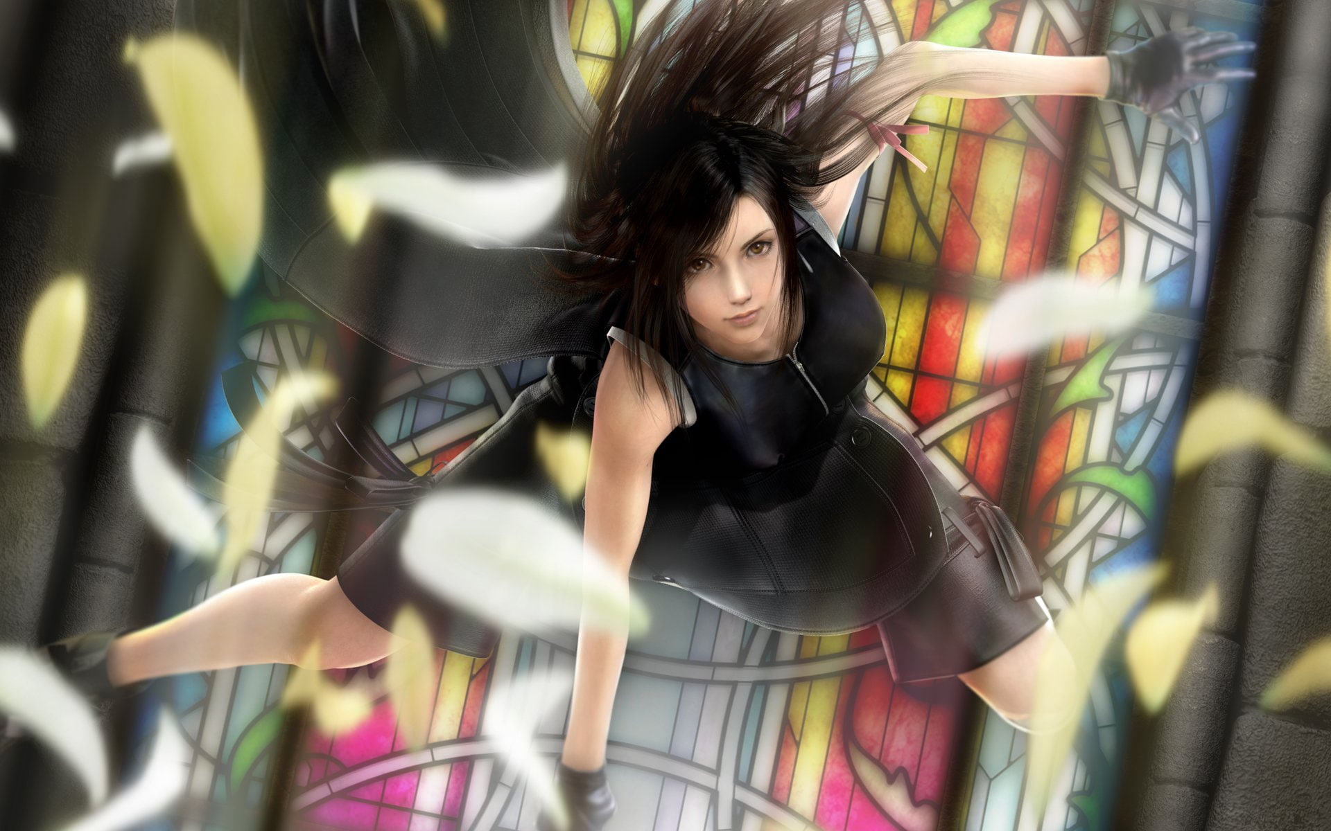 children, 1080P, fantasy, tifa, video, vii, final, games, lockheart, advent, HD Wallpaper