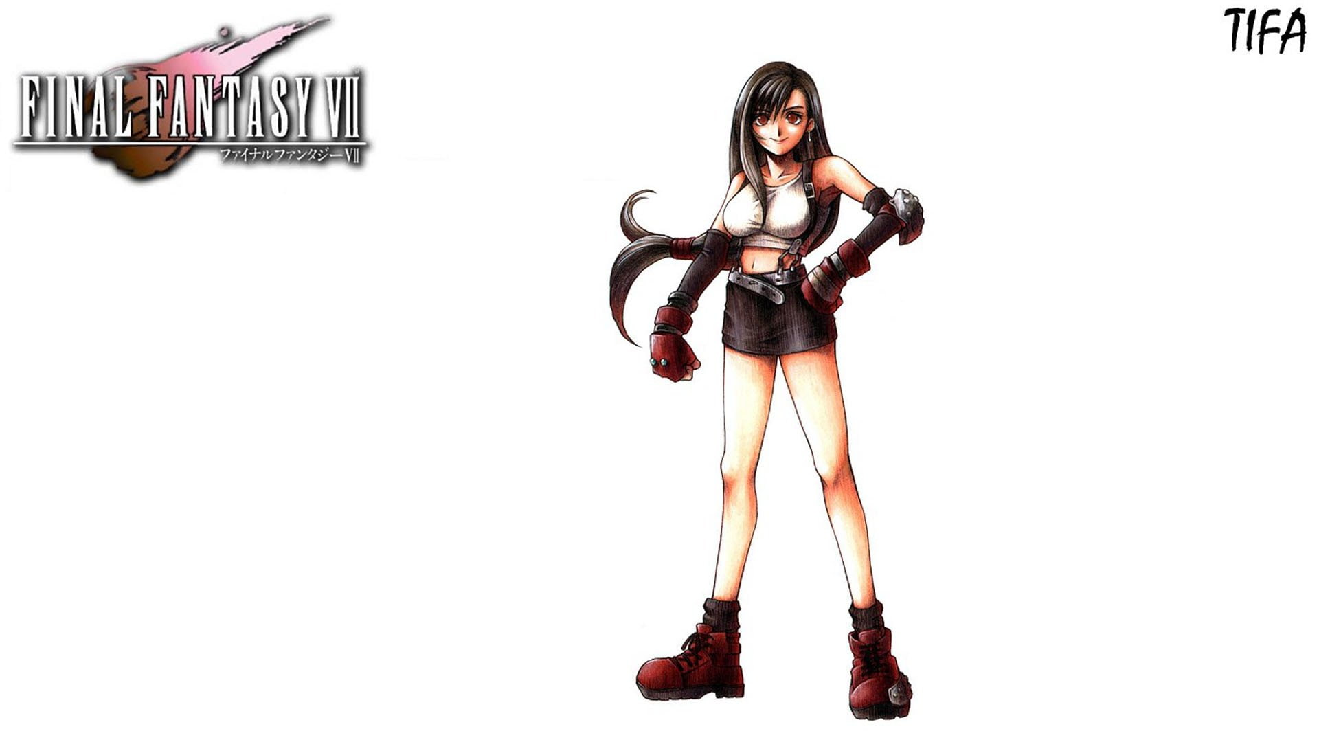 1080P, vii, video, fantasy, final, games, tifa, lockheart, HD Wallpaper