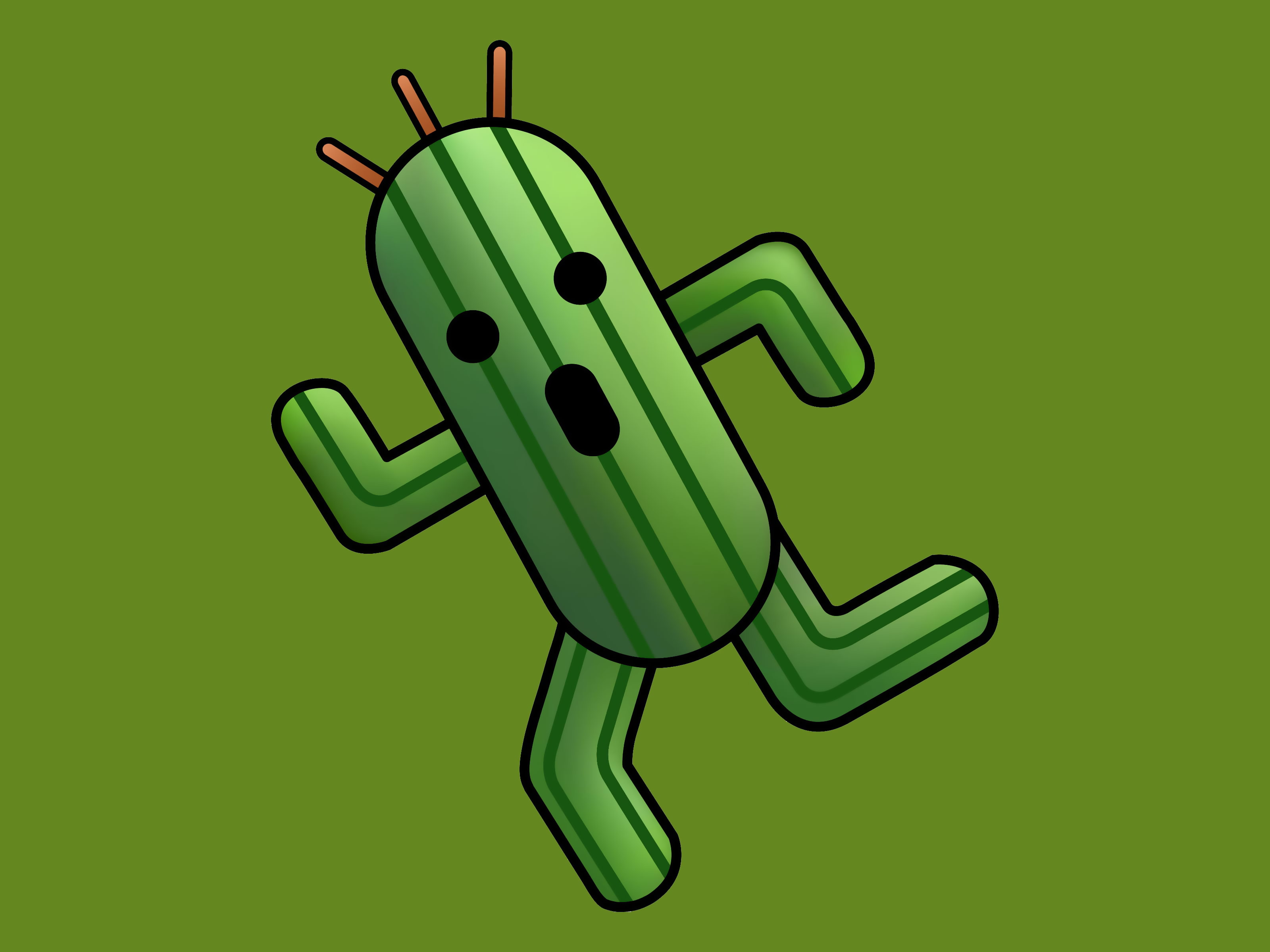 video, cactuar, fantasy, 2K, final, games, HD Wallpaper