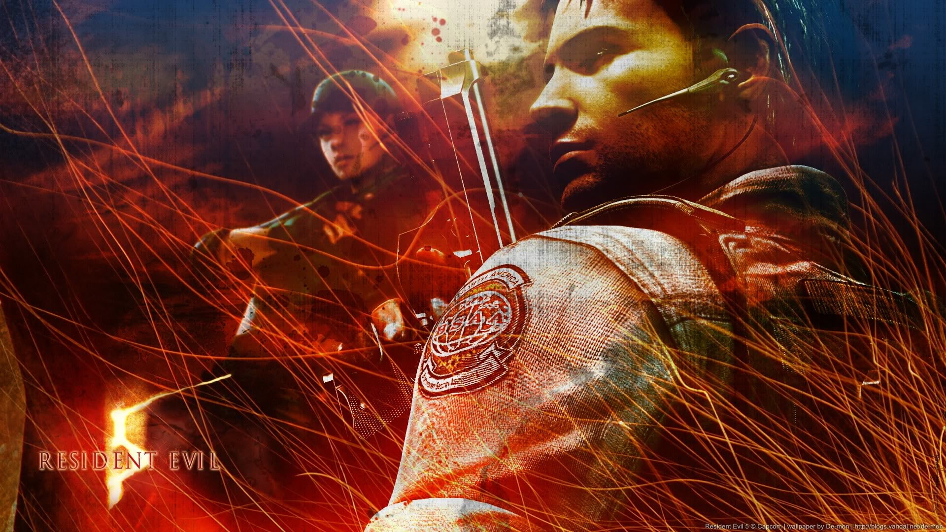 amp, hd, Resident Evil, resident, art, evil, 1080P, video game, Chris, games, jill, video, HD Wallpaper