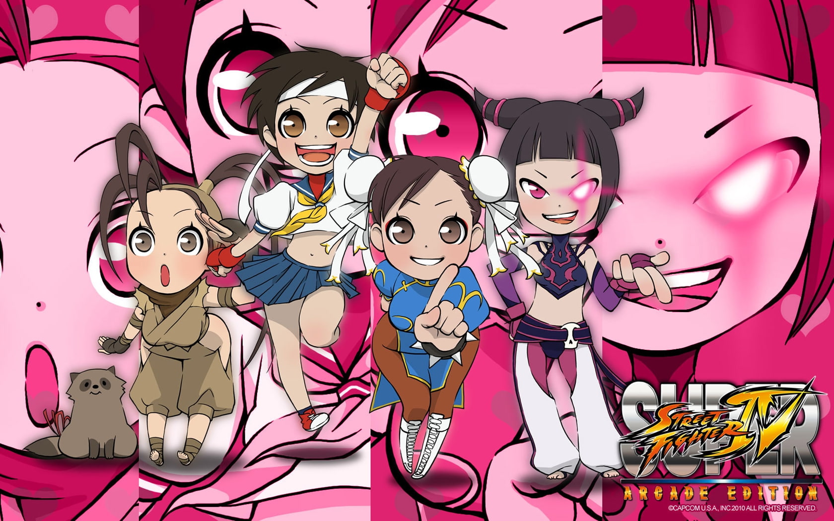 video, fighter, ibuki, street fighter, hd, 720P, street, art, kasugano, juri, sakura, chunli, x, games, HD Wallpaper