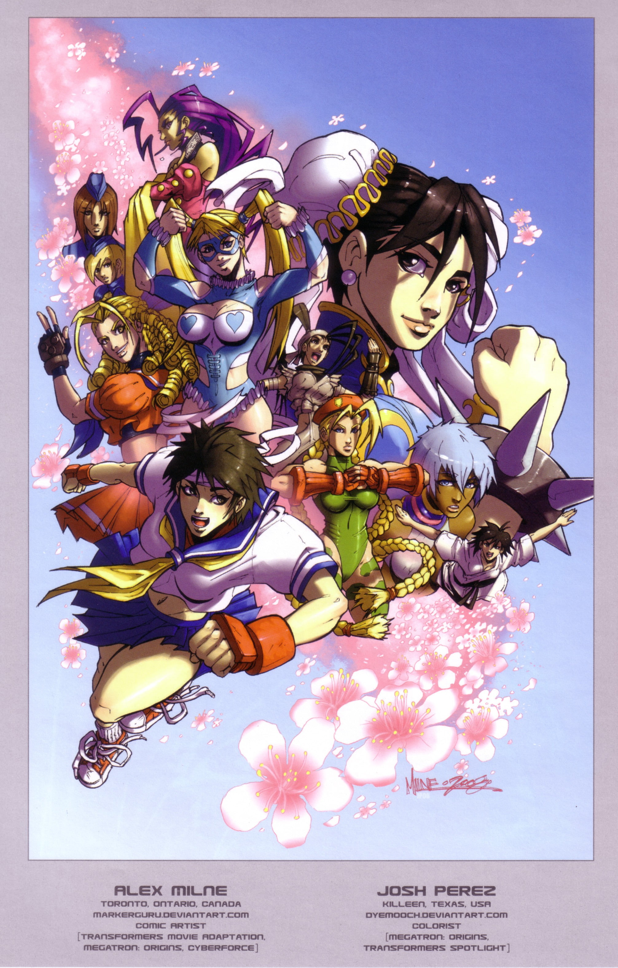 games, artwork, sakura, kasugano, street, artbook, chun li, video, 2K, cammy, fighter, Phone HD Wallpaper