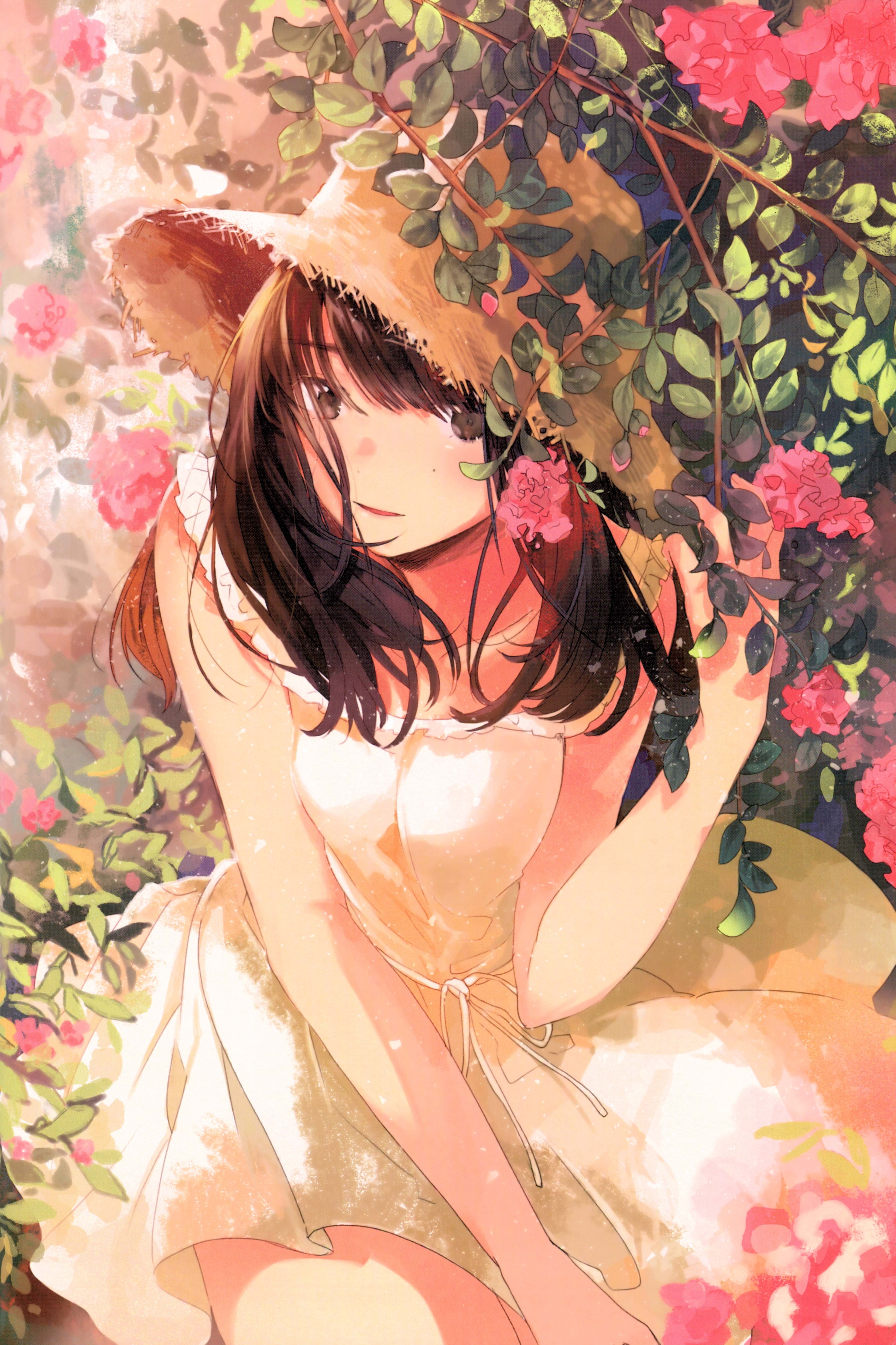 2017, artbook, pixiv, illustration, original, source, 5K, Phone HD Wallpaper
