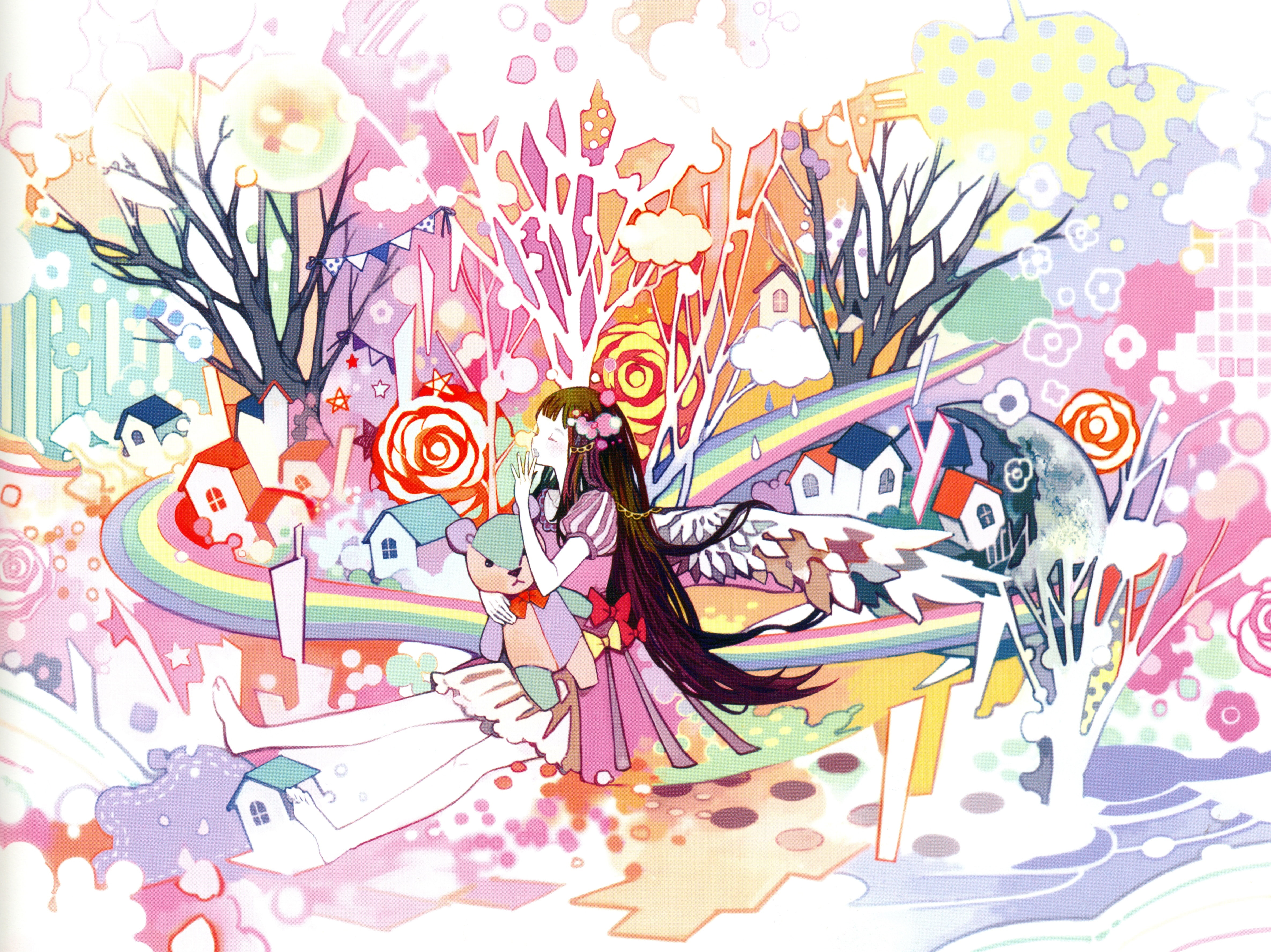4K, mangaka, artbook, source, girl, book, pixiv, 2013, official, anime, original, HD Wallpaper