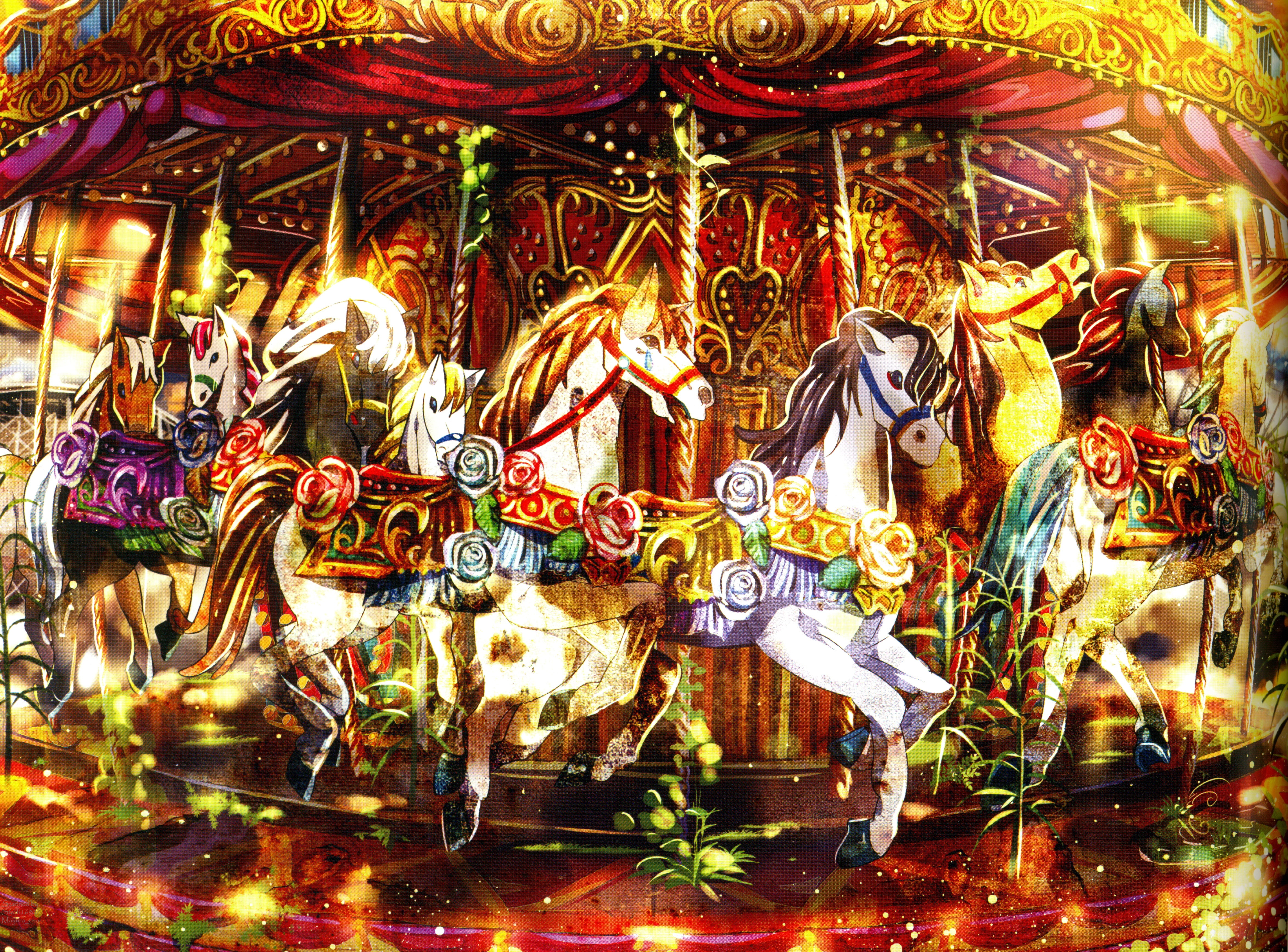 official, mangaka, 2014, source, 4K, original, artbook, yuna, book, (mangaka), anime, pixiv, HD Wallpaper