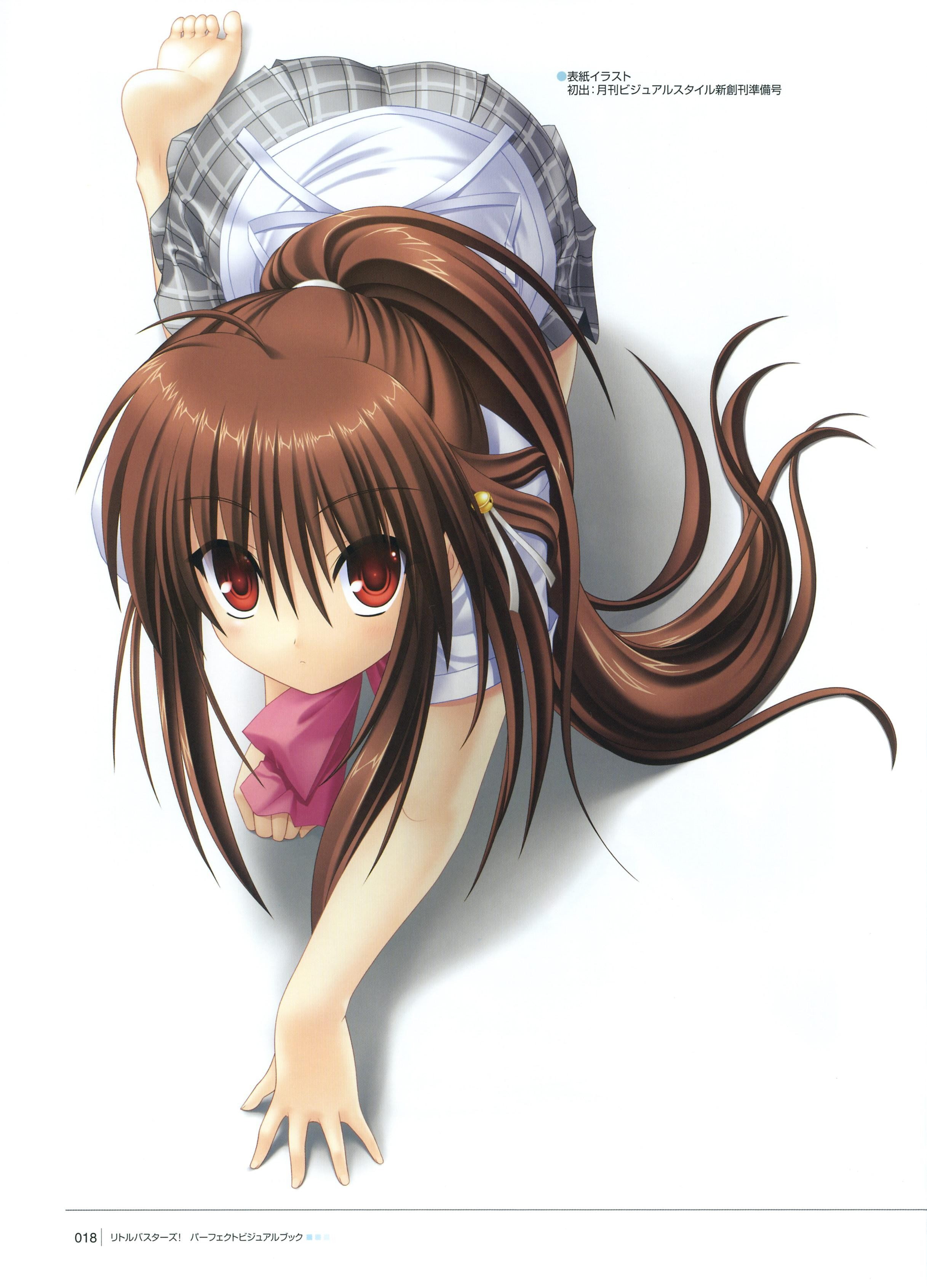 anime, visual, 2K, artbook, novels, girls, busters, Phone HD Wallpaper