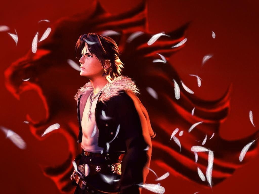 hairstyle, young adult, women, heverilson final fantasy viii final fantasy squall leonhart, beautiful woman, adult, looking, red, arts culture and entertainment, HD Wallpaper