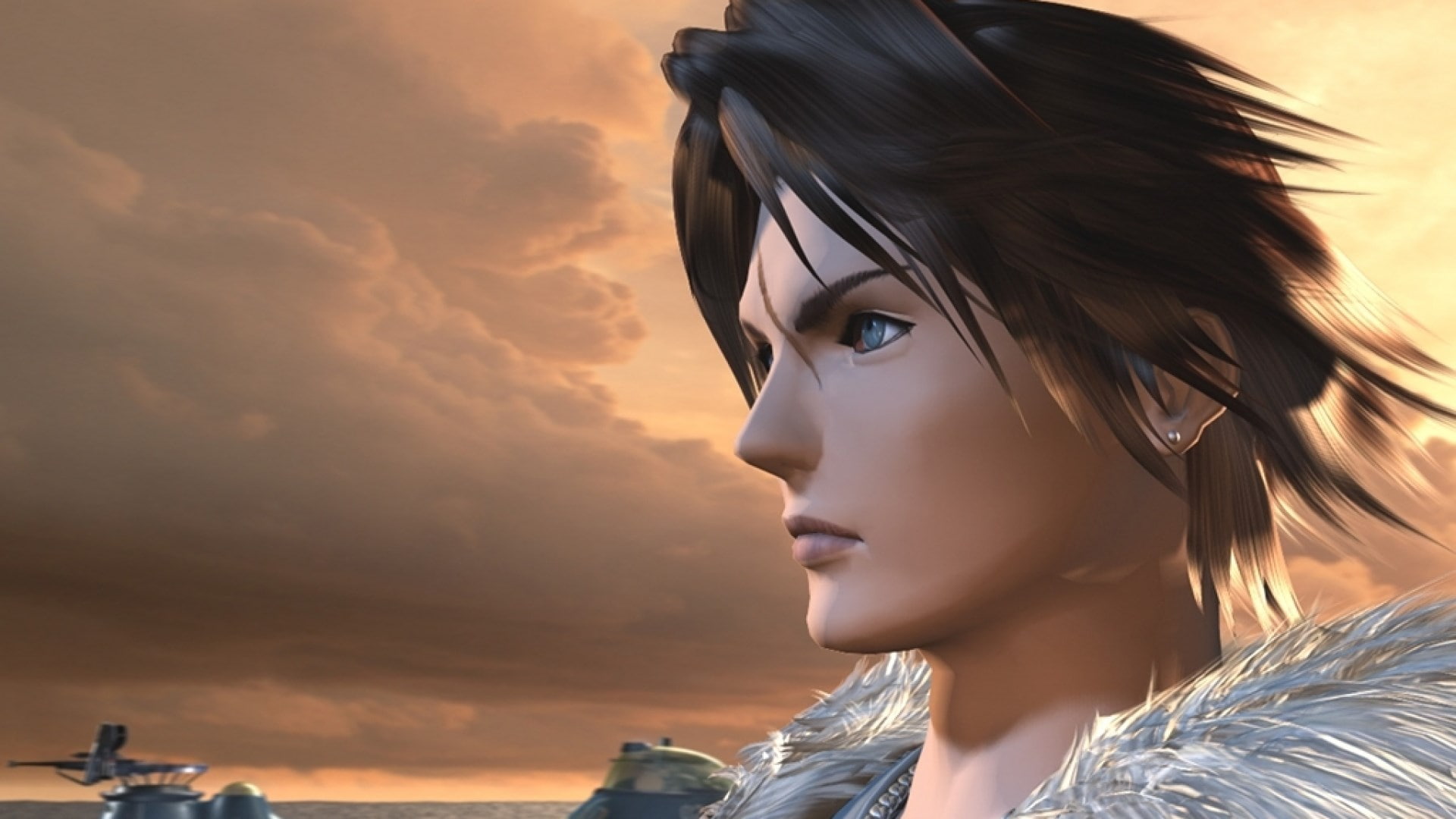 beautiful woman, human hair, hair, final fantasy viii, beauty, looking, cloud - sky, one person, brown hair, portrait, young adult, 1080P, adult, side view, HD Wallpaper