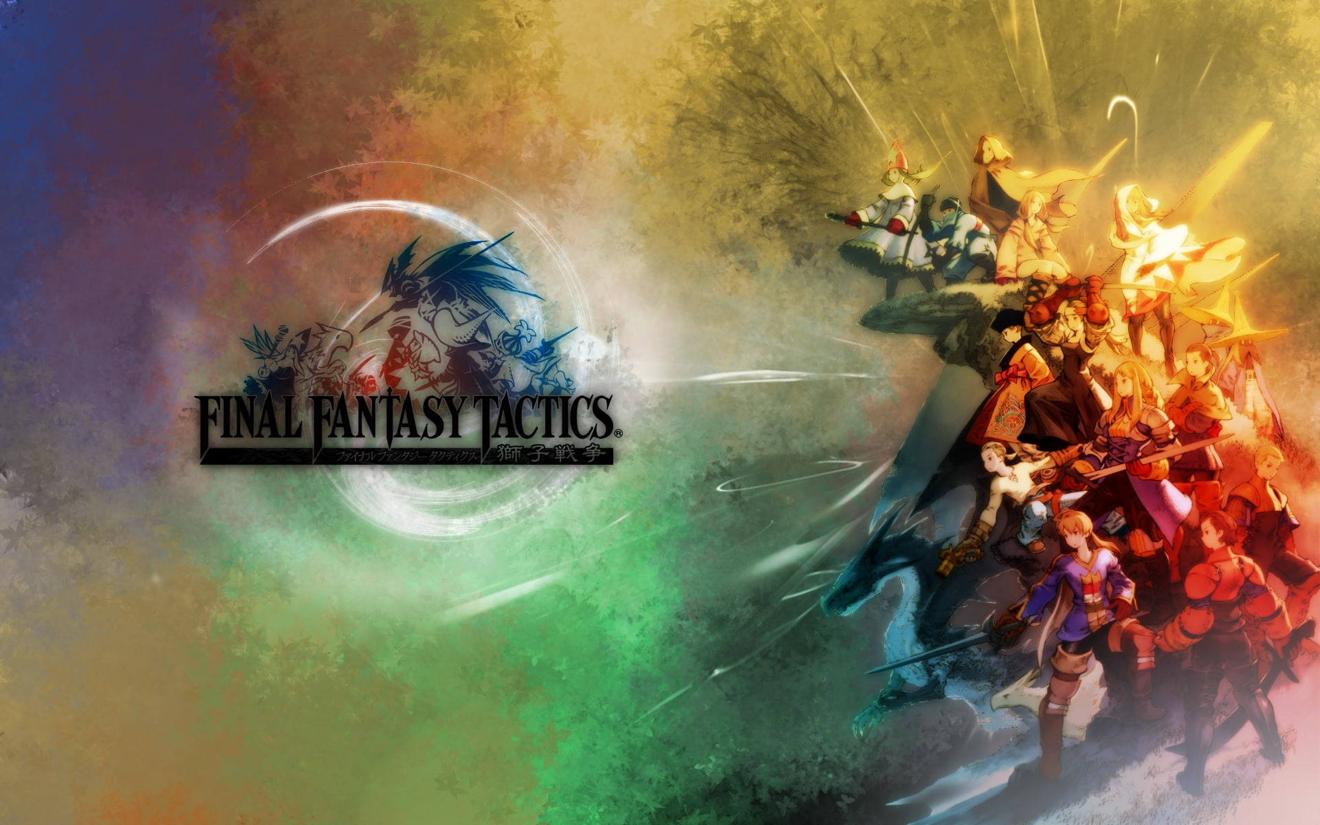 final, games, hd, tactics, 1080P, war, fantasy, Final Fantasy, lions, video, art, HD Wallpaper