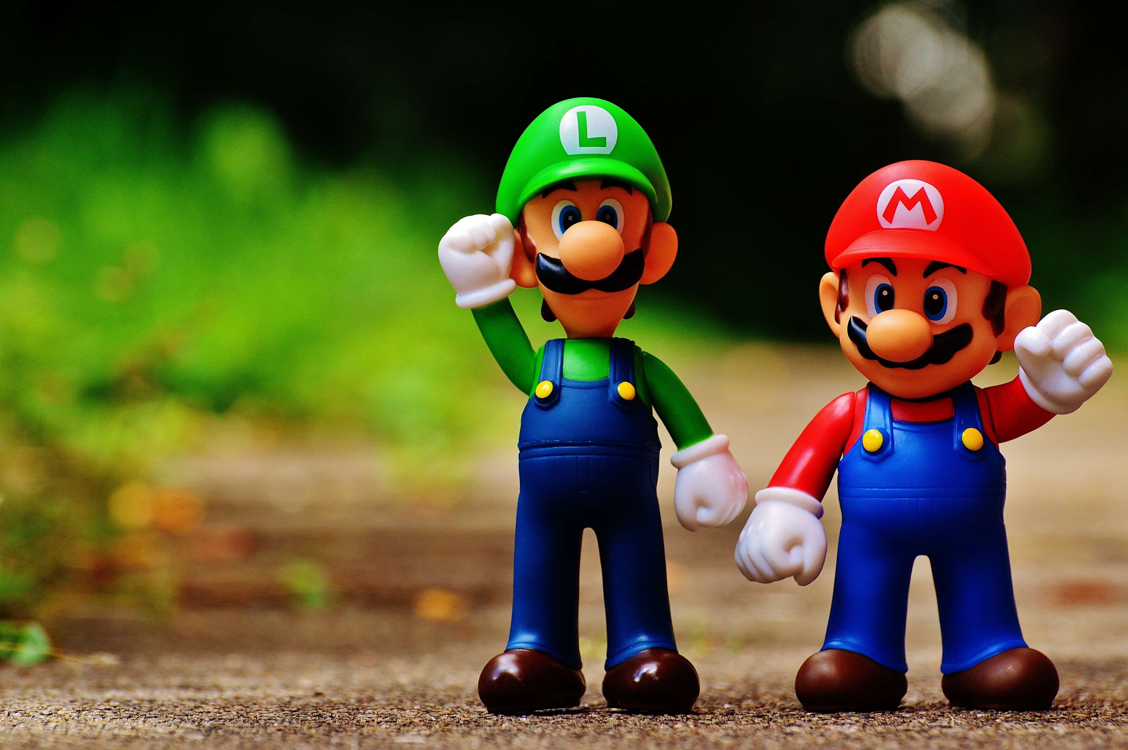 smile, smiling, day, focus on foreground, focus, male likeness, close up, people, toys, luigi, happy, plastic, close-up, figurine, representation, doll, HD Wallpaper