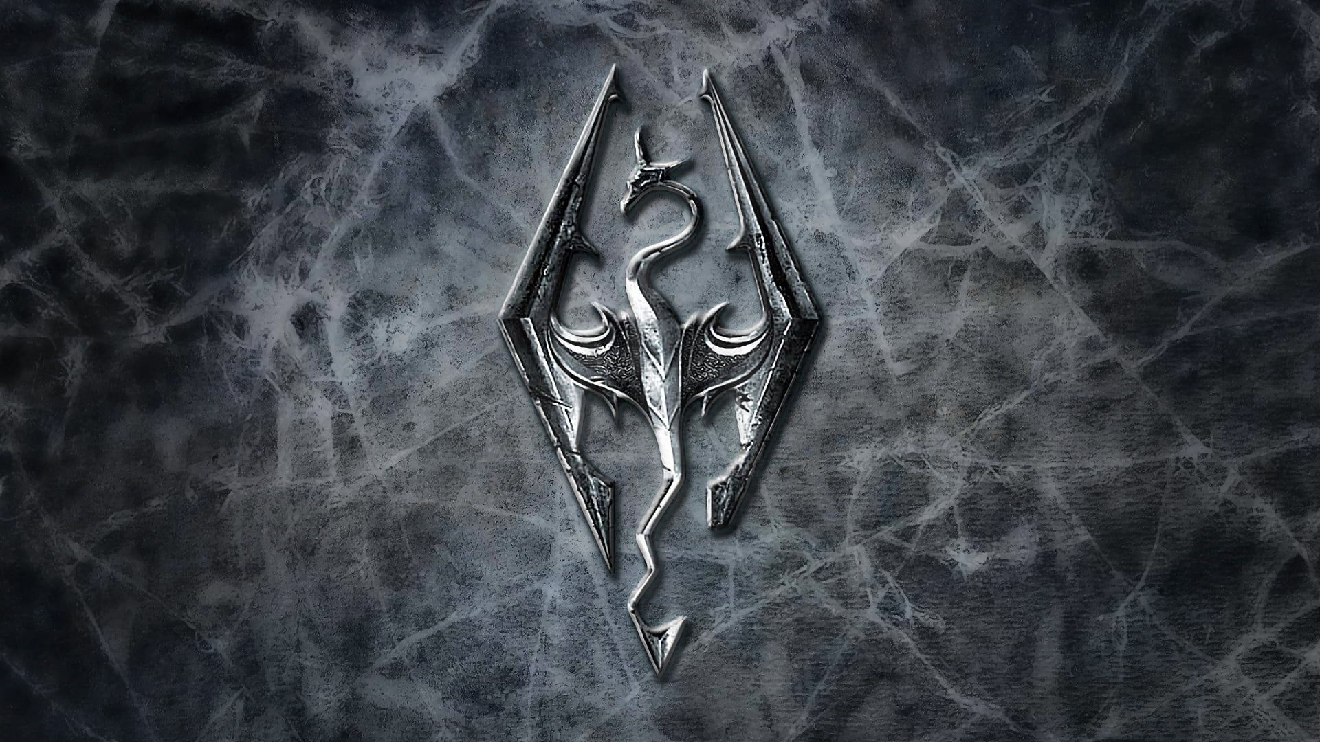 dragon, close-up, the elder scrolls v, body part, nature, 1080P, symbol, full frame, macro, Skyrim, art and craft, ancient, gray, craft, creativity, HD Wallpaper