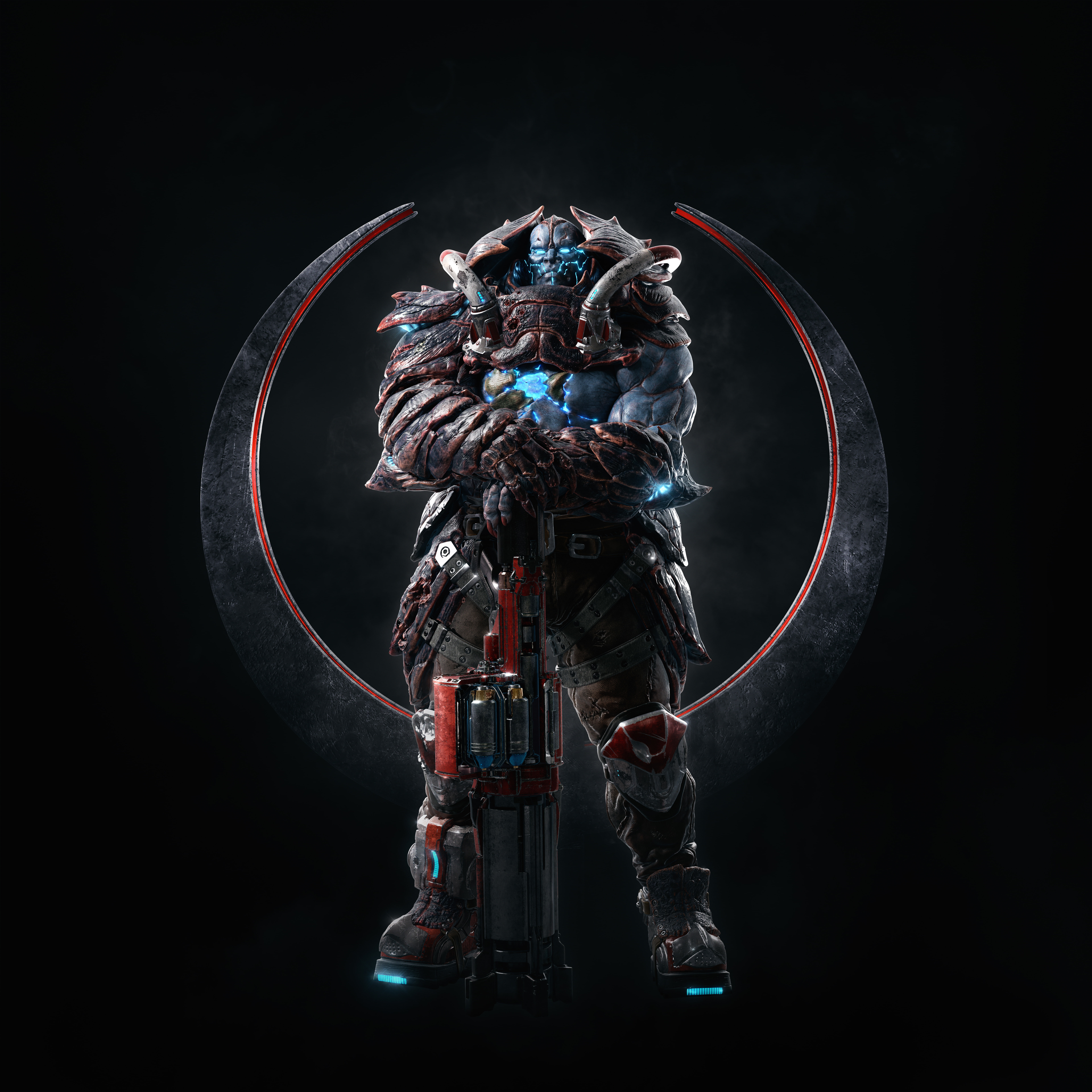 Scale Bearer, 4K, Quake Champions, 8K, Champion, 8K, Phone HD Wallpaper