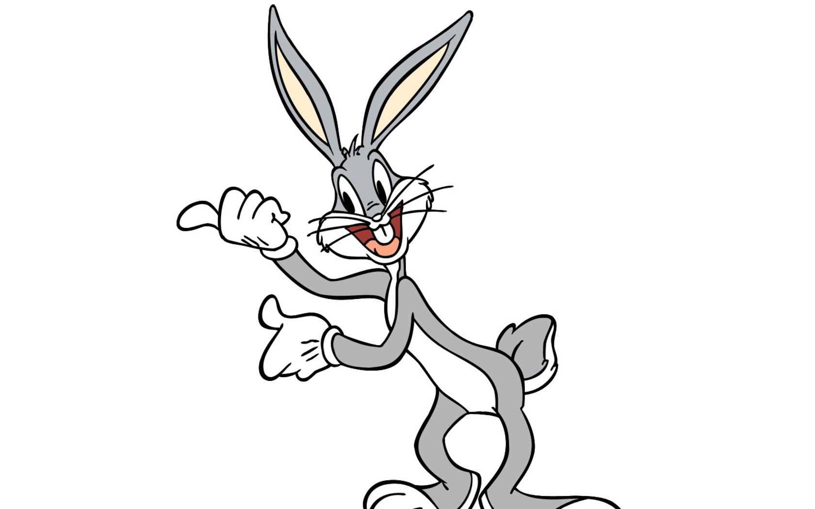 bugs, white, background, bunny, 720P, HD Wallpaper