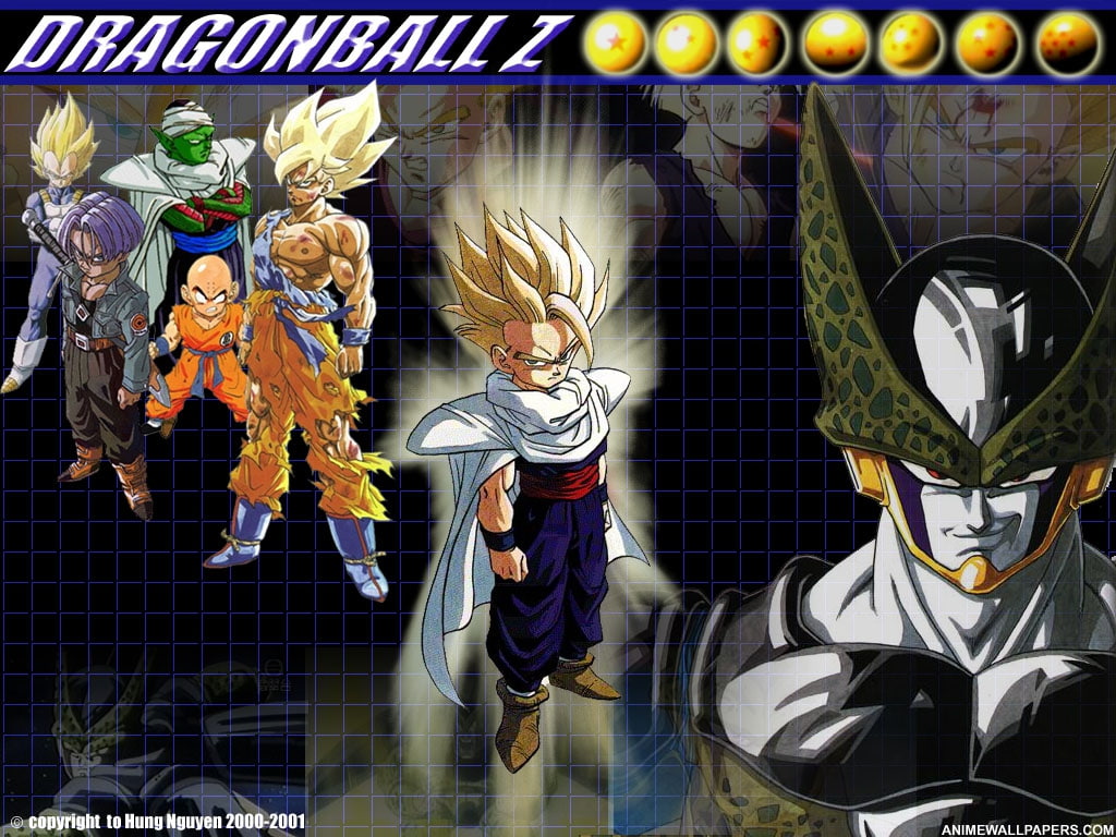 Picolo, art, goku, vegeta, dragonball, untitled, 480P, trunks, hd, anime, HD Wallpaper