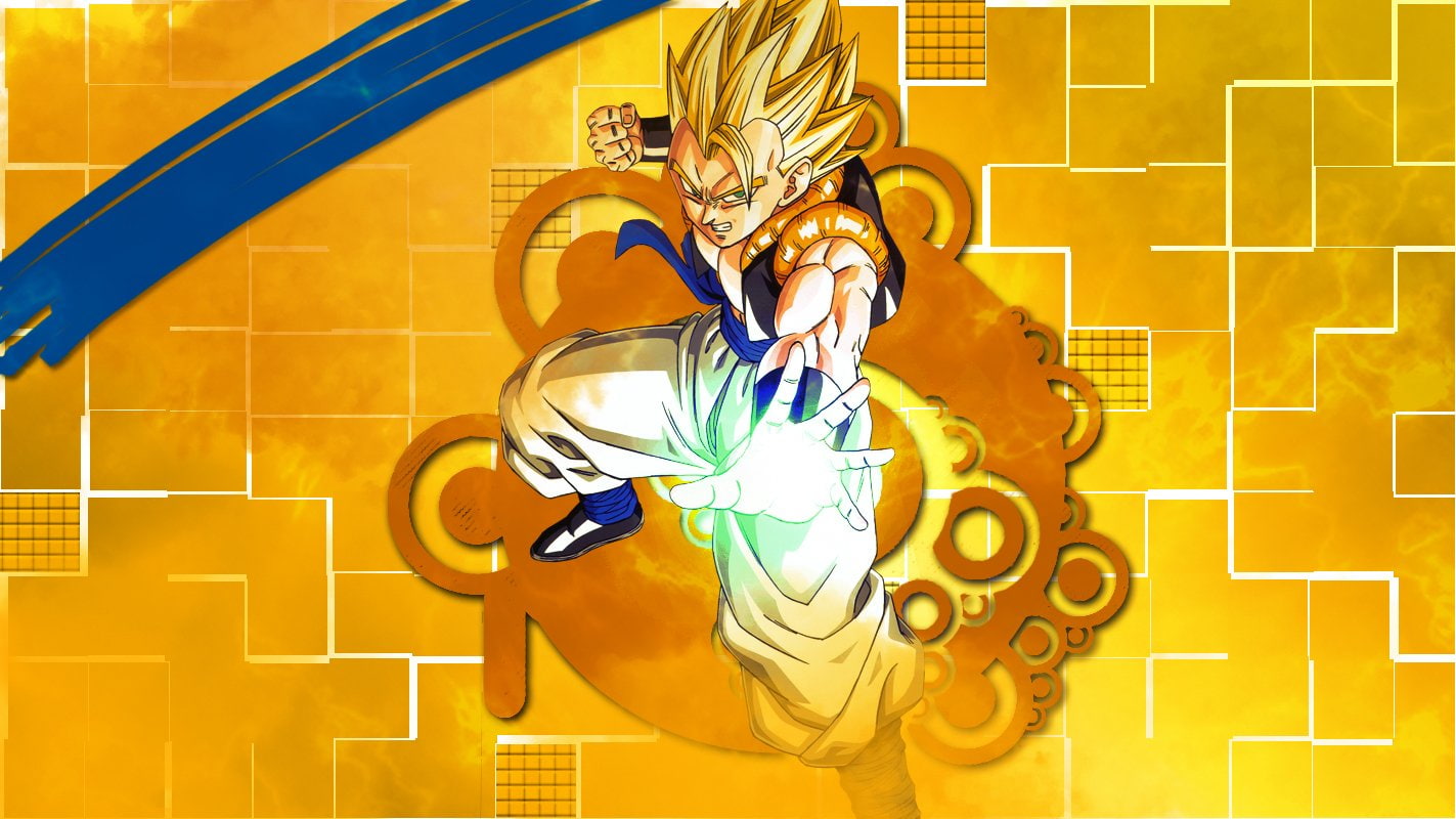 720P, Yellow, Dragon Ball Z, Gogeta (Dragon Ball), Dragon Ball, HD Wallpaper