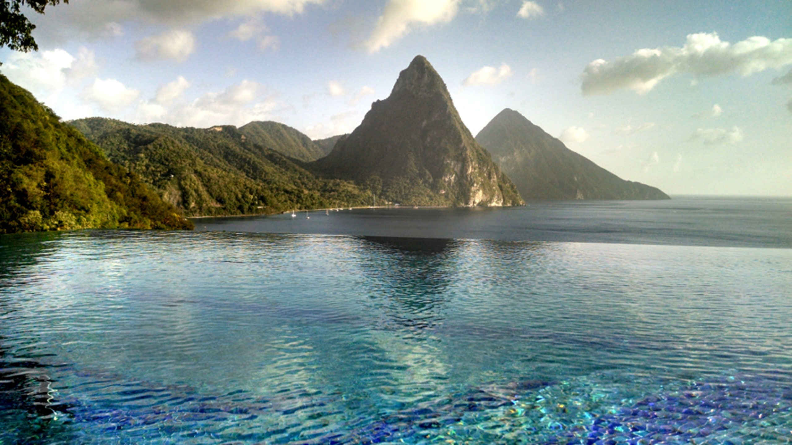 st, lucia, caille, soufriere, blanc, 2K, villa, HD Wallpaper