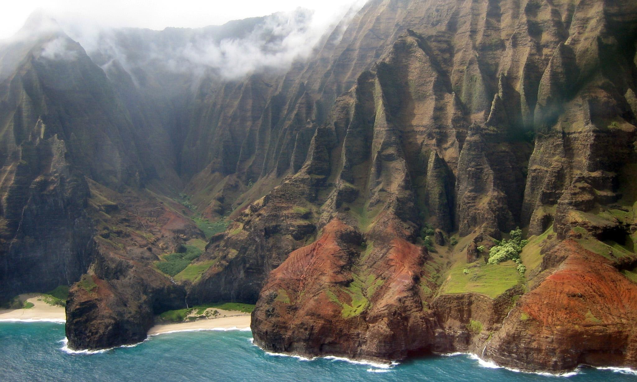 national, 3d and abstract, pali, park, 1080P, hawaii, na, nature, coast, HD Wallpaper