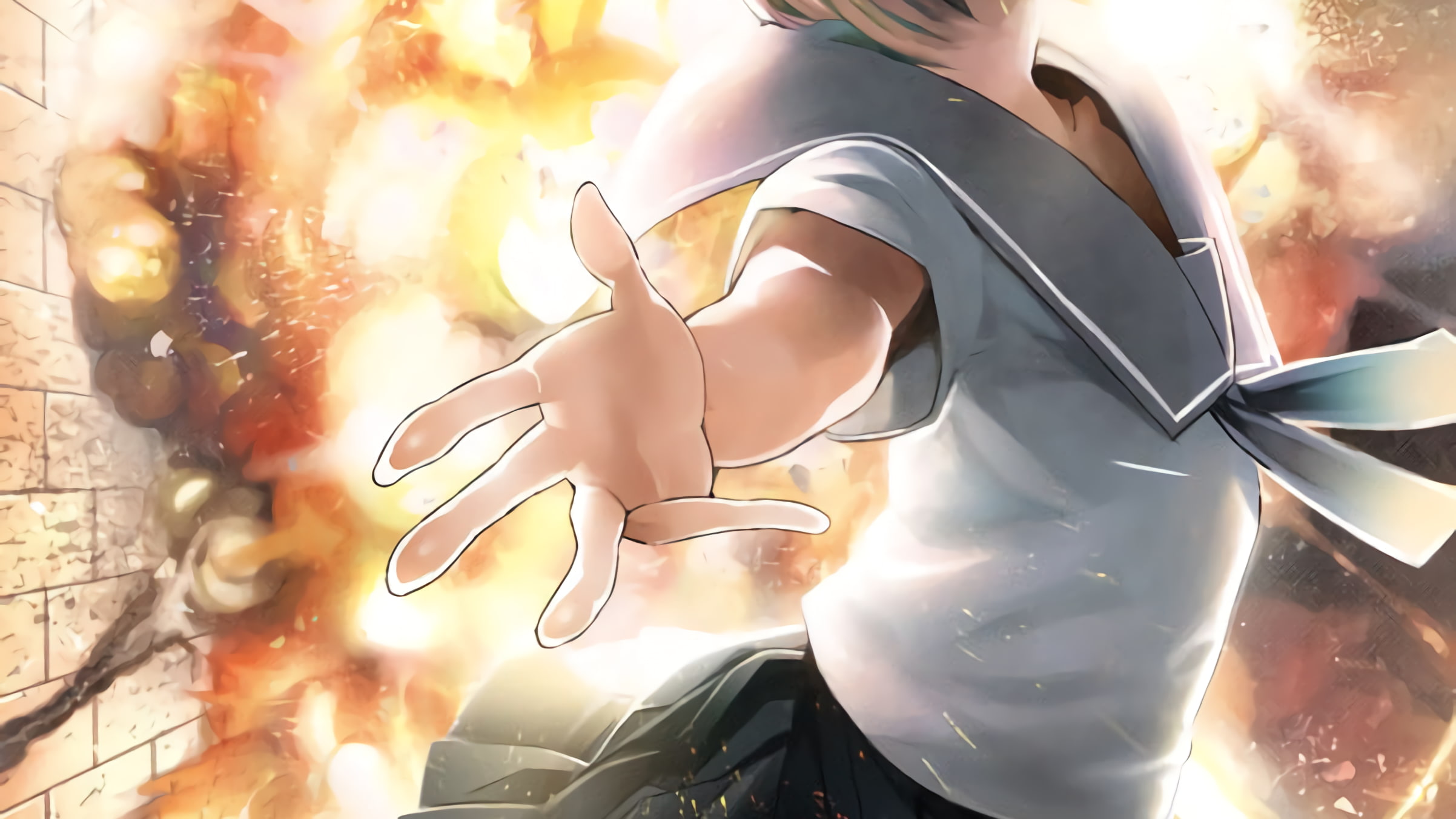 nature, representation, Chio-chan no Tsuugakuro, lifestyles, leisure activity, glass - material, close-up, one person, day, human representation, Miyamo Chio, HD Wallpaper