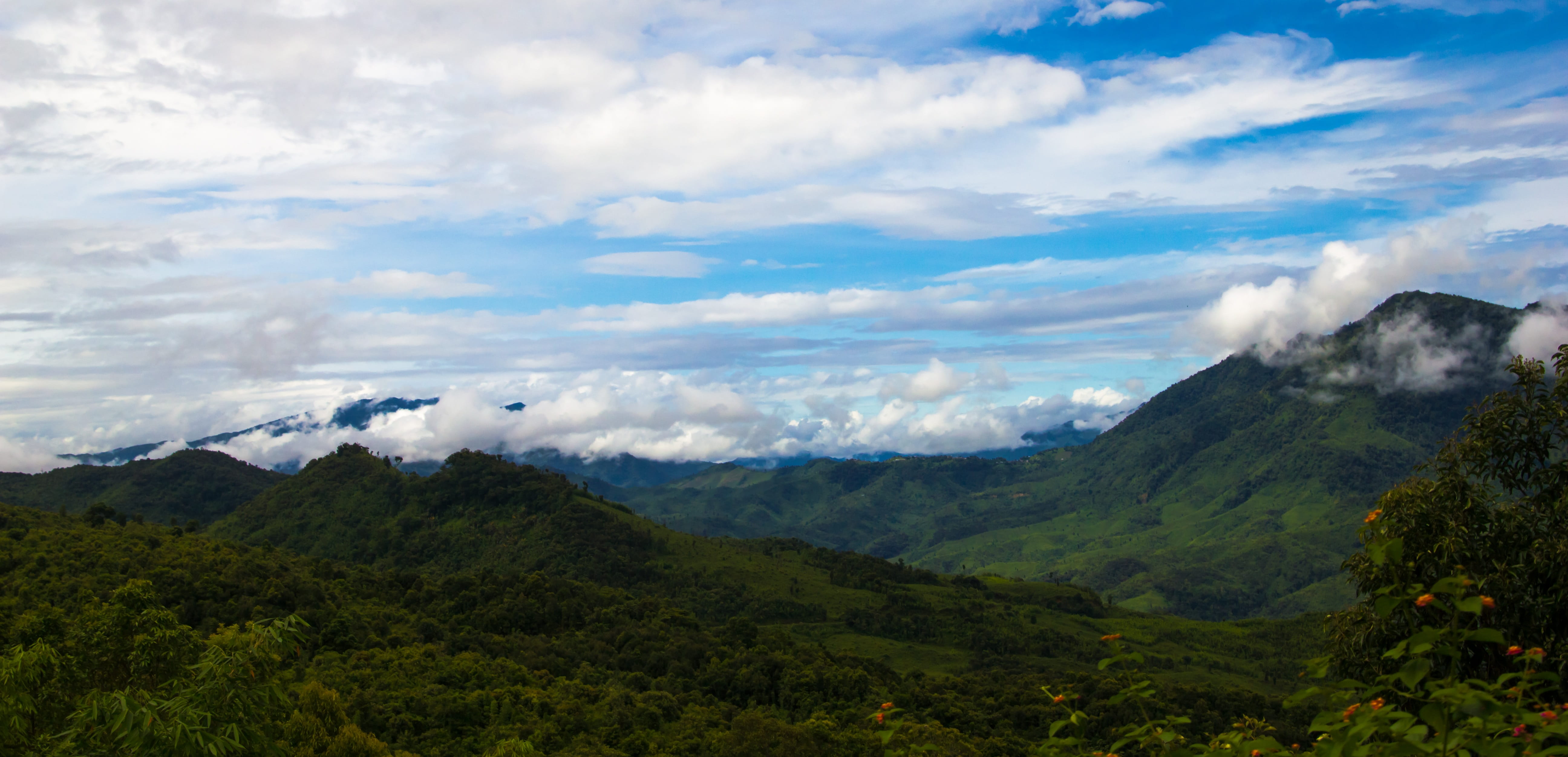 lamka, landscape, remote, no people, northeast india, tranquility, sky, range, mountain peak, scenics - nature, travel, cloud - sky, india, nature, 5K, HD Wallpaper
