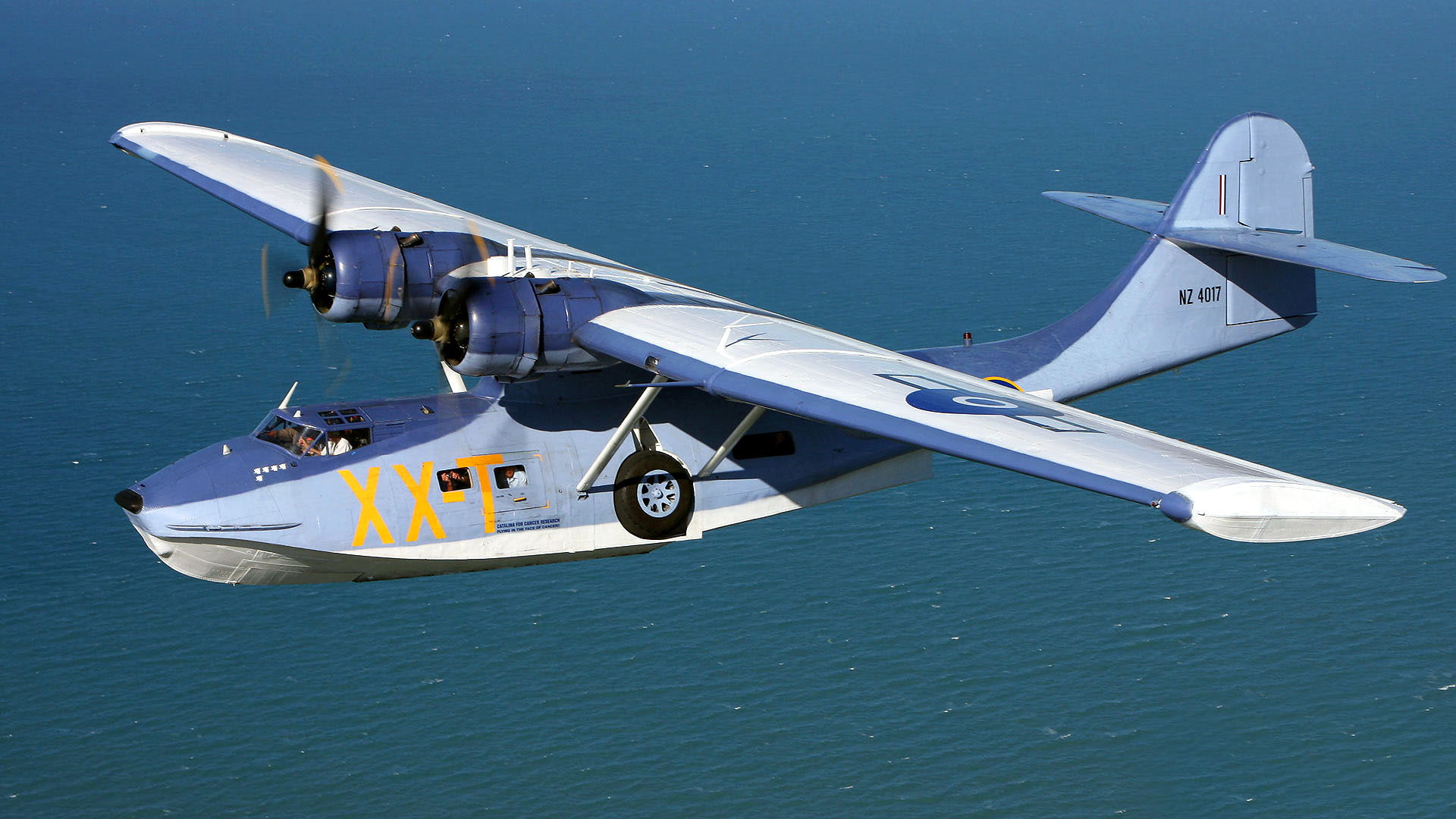 hydroplane, PBY, the plane, Catalina, flight, 1080P, Consolidated, sea, HD Wallpaper