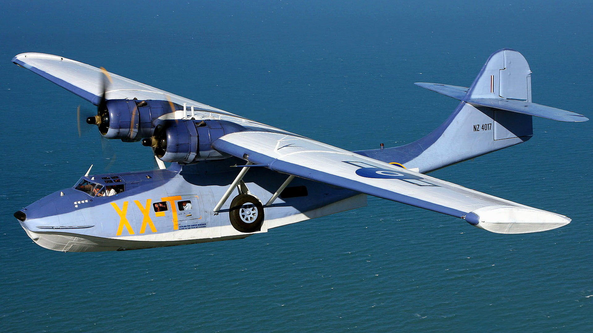hydroplane, Catalina, PBY Catalina, the plane, water, flight, 1080P, HD Wallpaper