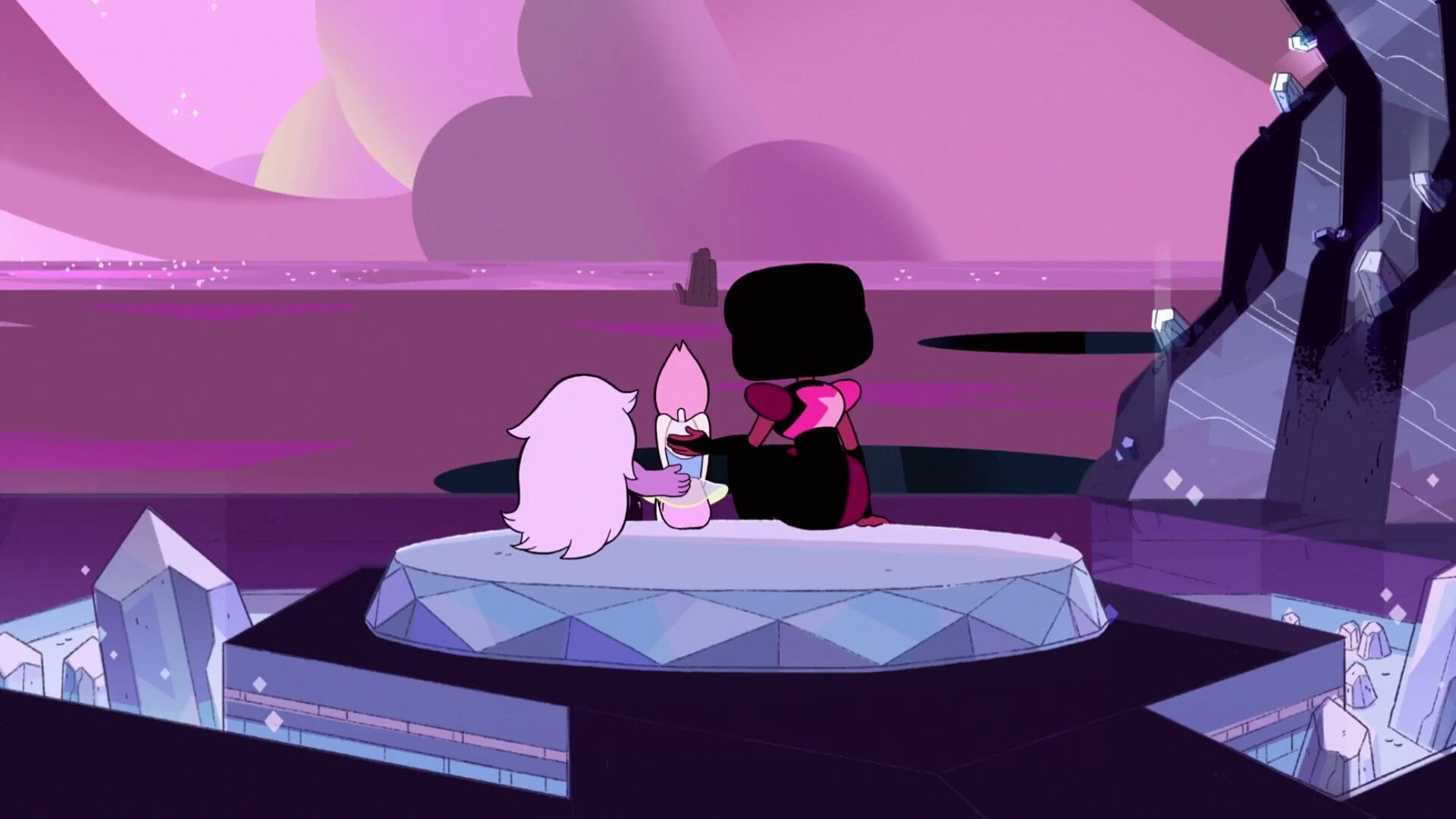 1080P, Pearl, Rose Quartz, Steven Universe, Steven Universe (TV Show), HD Wallpaper