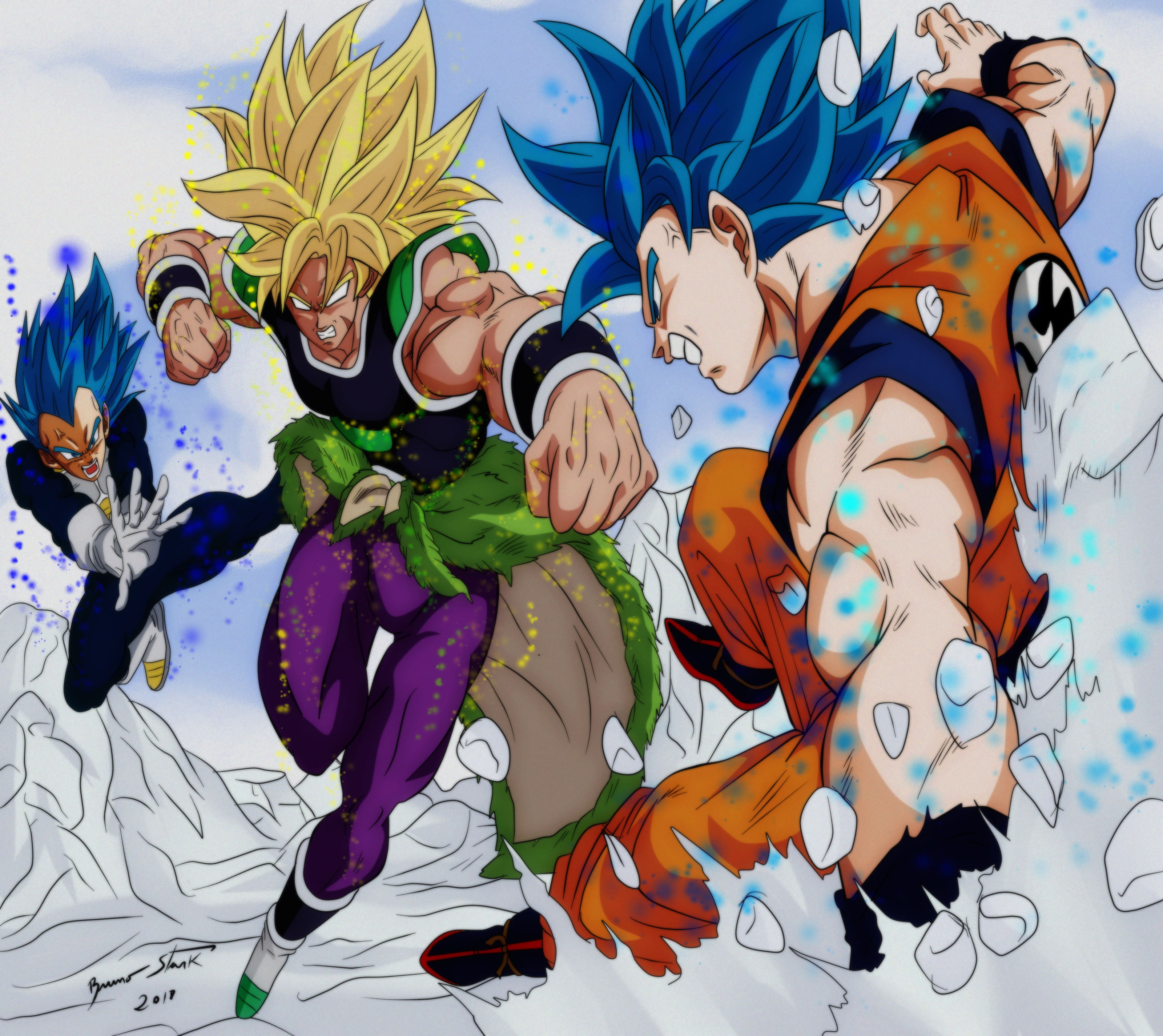 low angle view, sky, close-up, sculpture, human representation, no people, variation, craft, Broly, choice, day, full frame, creativity, Vegeta, pattern, HD Wallpaper