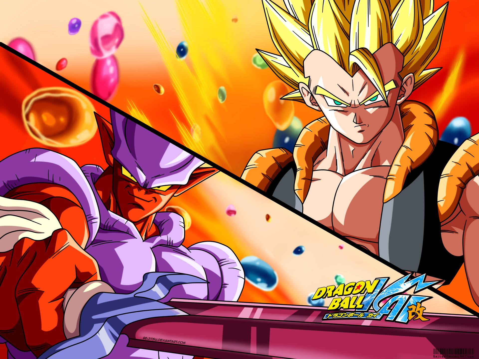 1080P, Gogeta (Dragon Ball), Dragon Ball Z, Dragon Ball, Janemba (Dragon Ball), HD Wallpaper