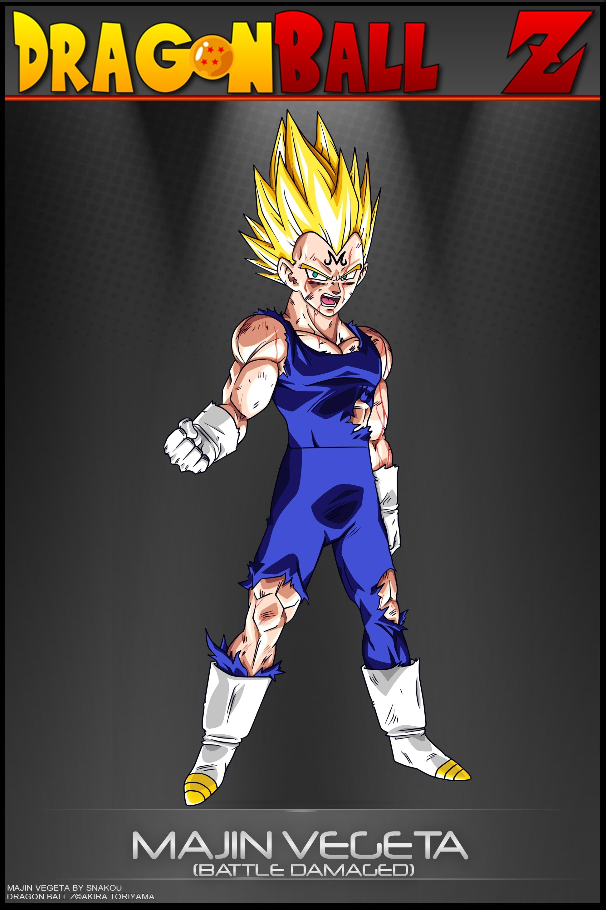 anime, hd, majin, dragonball, dragon, vegeta, art, z, ball, x, 2K, Phone HD Wallpaper