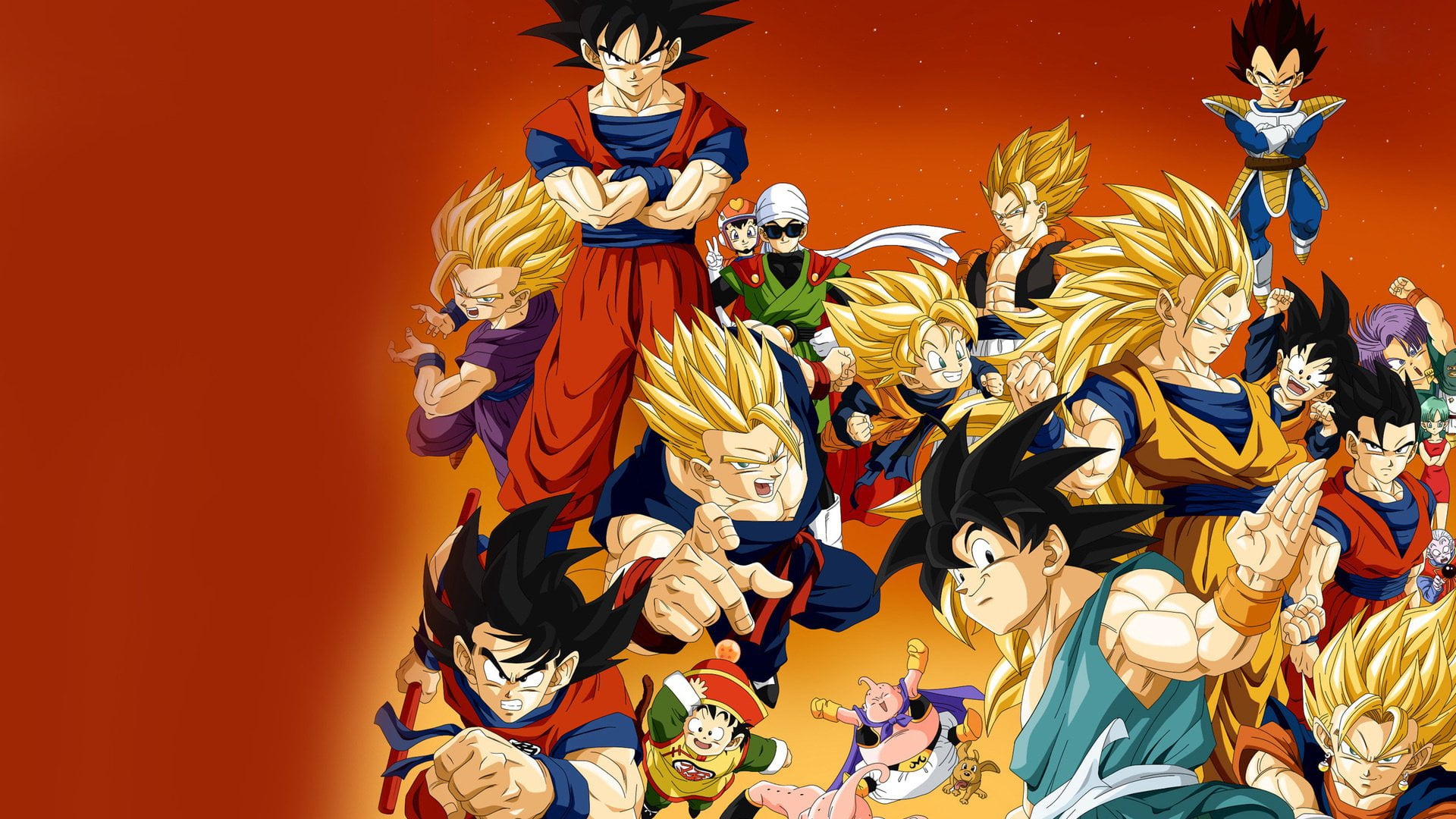 no people, sculpture, ball, male likeness, belief, Trunks (Dragon Ball), craft, religion, ornate, Dragon Ball, statue, Goku, Videl (Dragon Ball), multi colored, HD Wallpaper