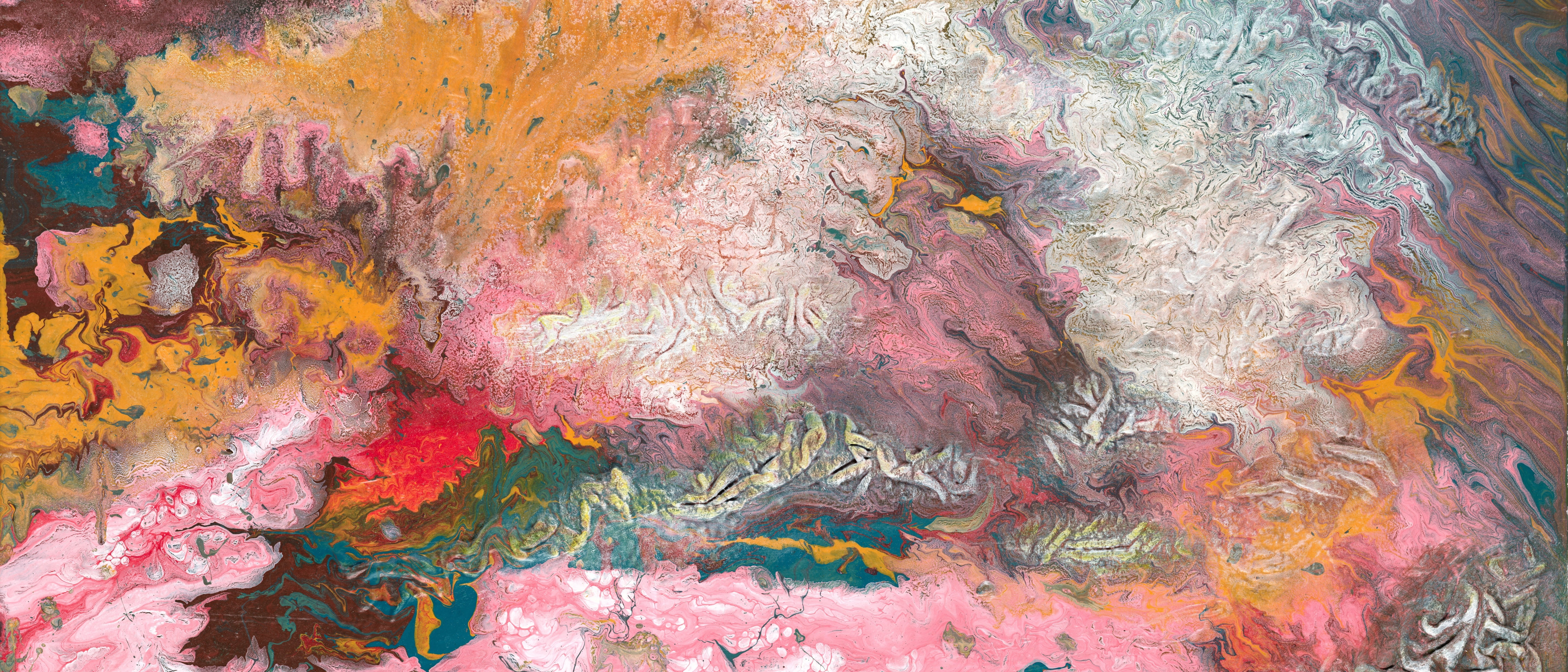 5K, painting, ultrawide, abstract, HD Wallpaper