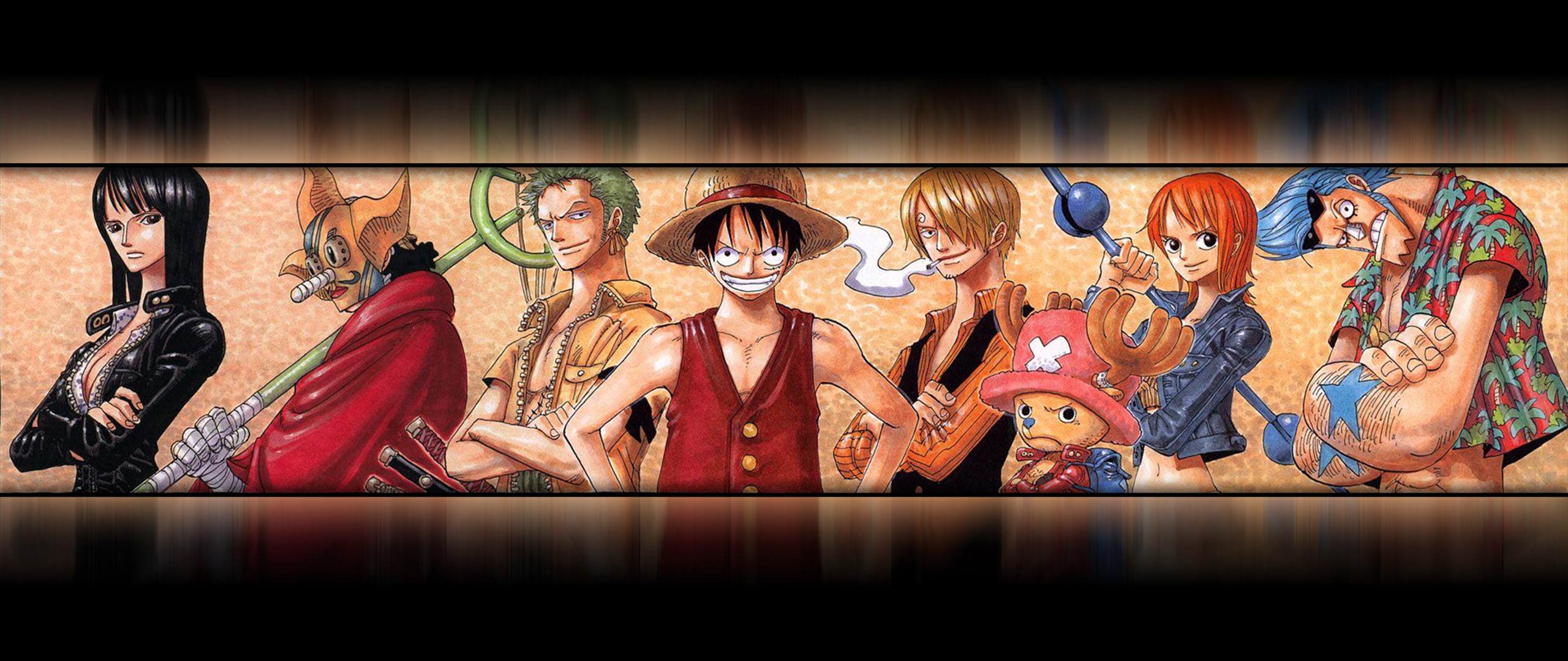 One Piece, ultra-wide, 2K, HD Wallpaper