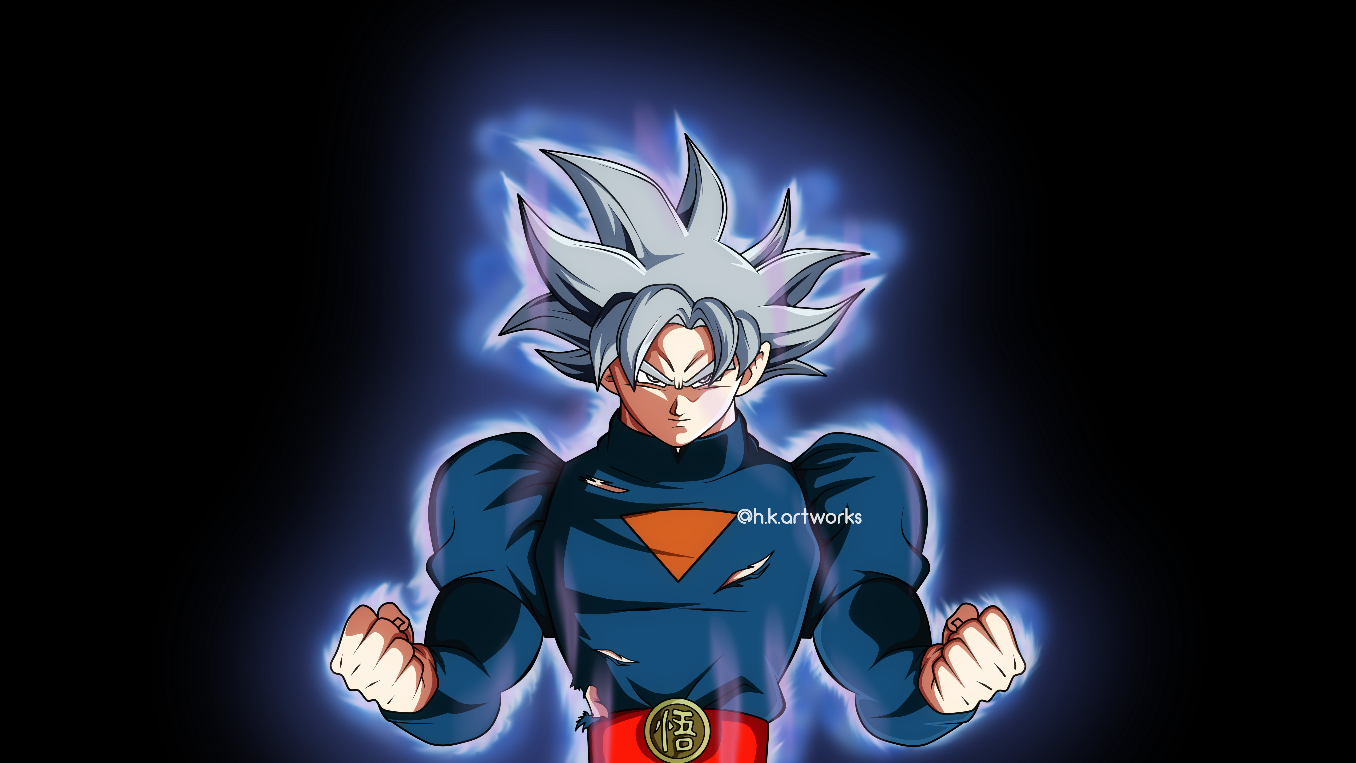 5K, Goku, Super Dragon Ball Heroes, Anime, Ultra Instinct (Dragon Ball), HD Wallpaper