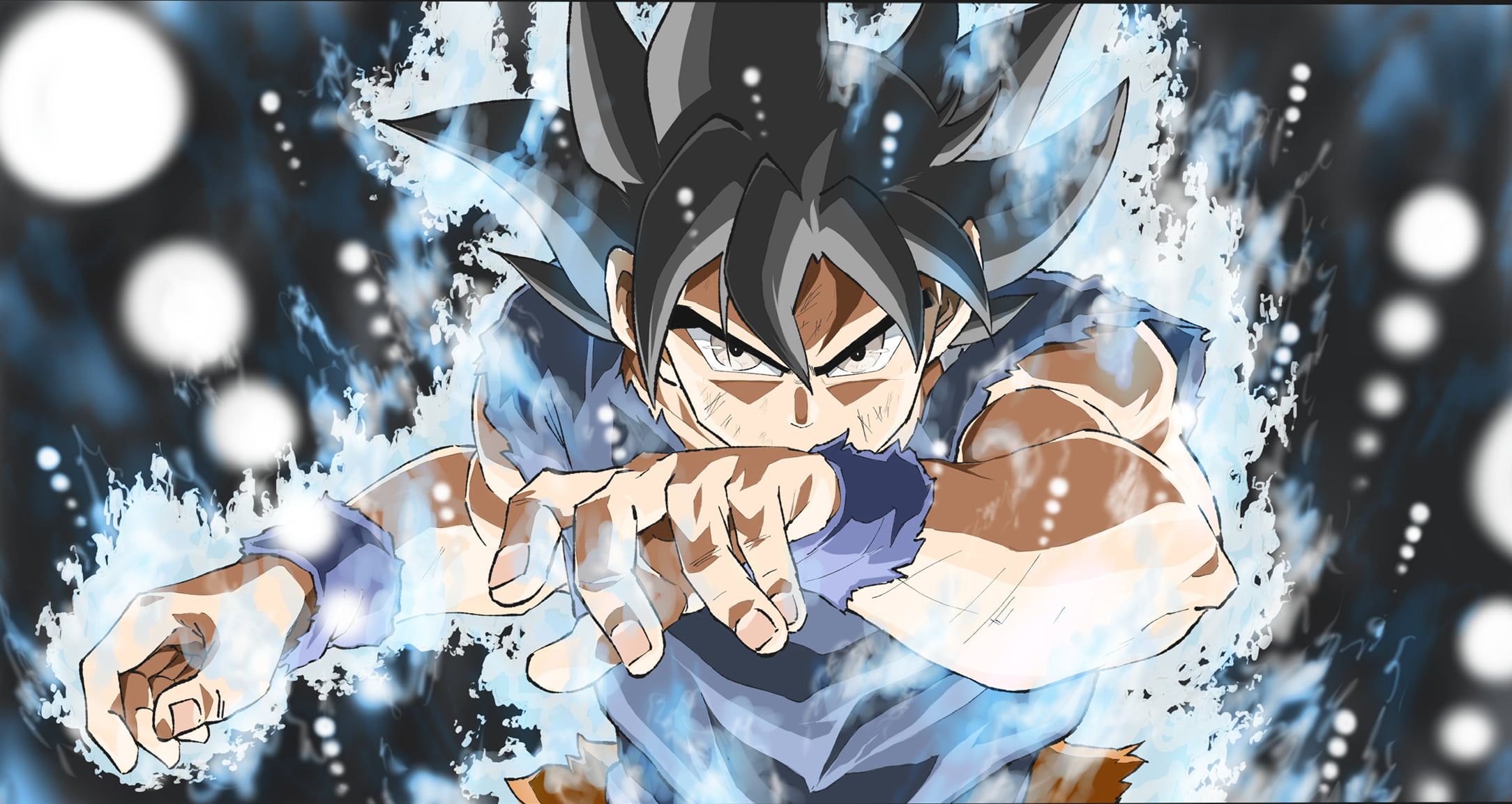 Goku, 1080P, Dragon Ball, Ultra Instinct (Dragon Ball), Dragon Ball Super, HD Wallpaper
