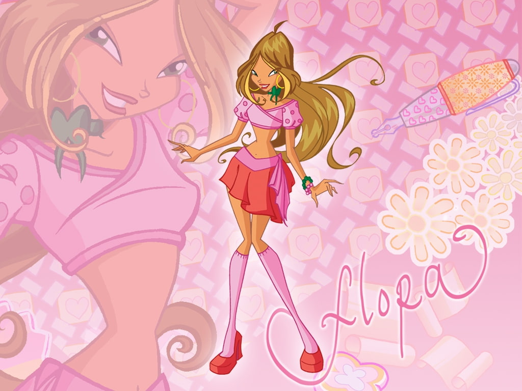 funny, Flowers, Season 2, entertainment, 480P, club, art, winx, Flora, hd, School, HD Wallpaper