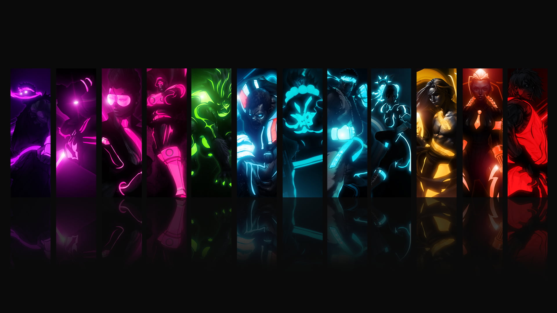 dancing, light - natural phenomenon, group of people, in a row, motion, disco dancing, multi colored, indoors, women, night, 1080P, side by side, glass - material, HD Wallpaper