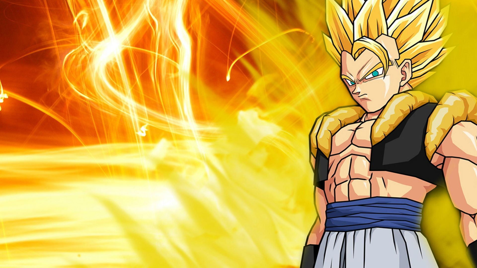 goku, hairstyle, z, standing, adult, real people, one person, yellow, burning, Dragon Ball Z, dragonball, nature, night, indoors, clothing, heat - temperature, HD Wallpaper