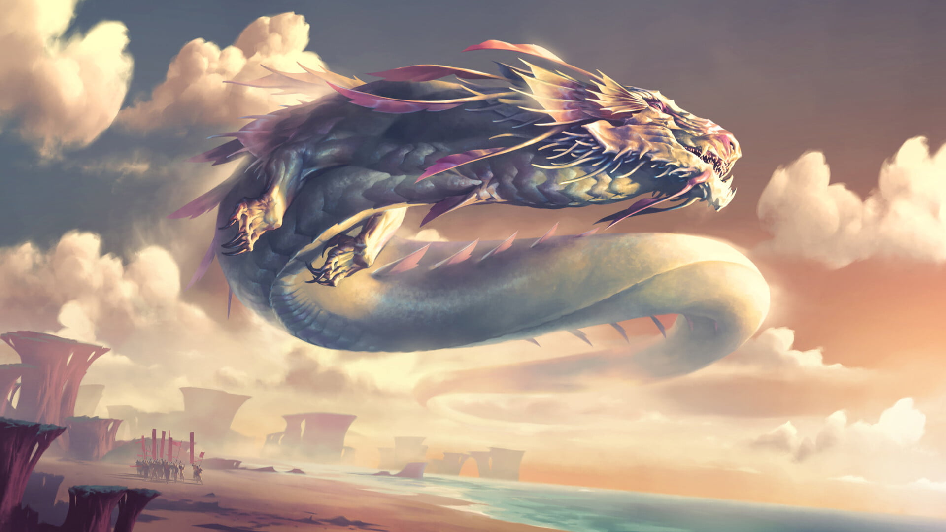 Video Game, 1080P, Legends of Runeterra, Dragon, HD Wallpaper