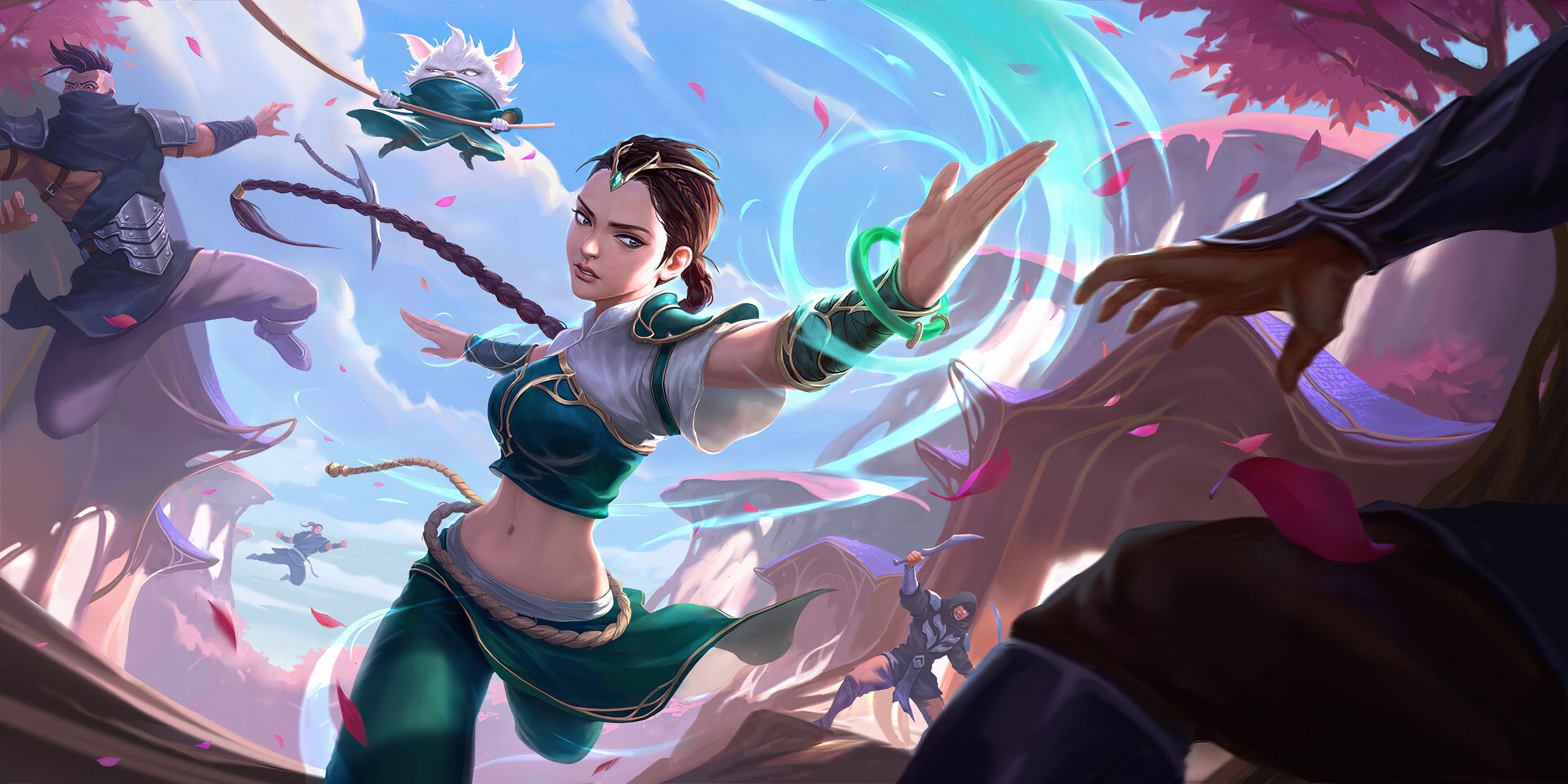 Ionia (League of Legends), Video Game, Legends of Runeterra, 4K, HD Wallpaper