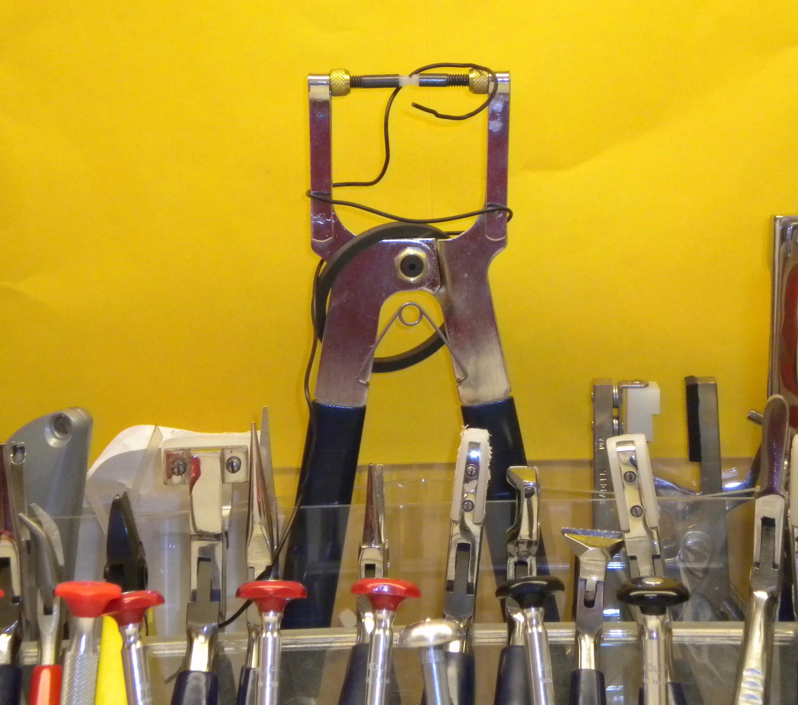 machinery, wall - building feature, in a row, Tools, tool, healthcare, alloy, optometrist, large group of objects, industry, optic, still life, 2K, yellow, HD Wallpaper