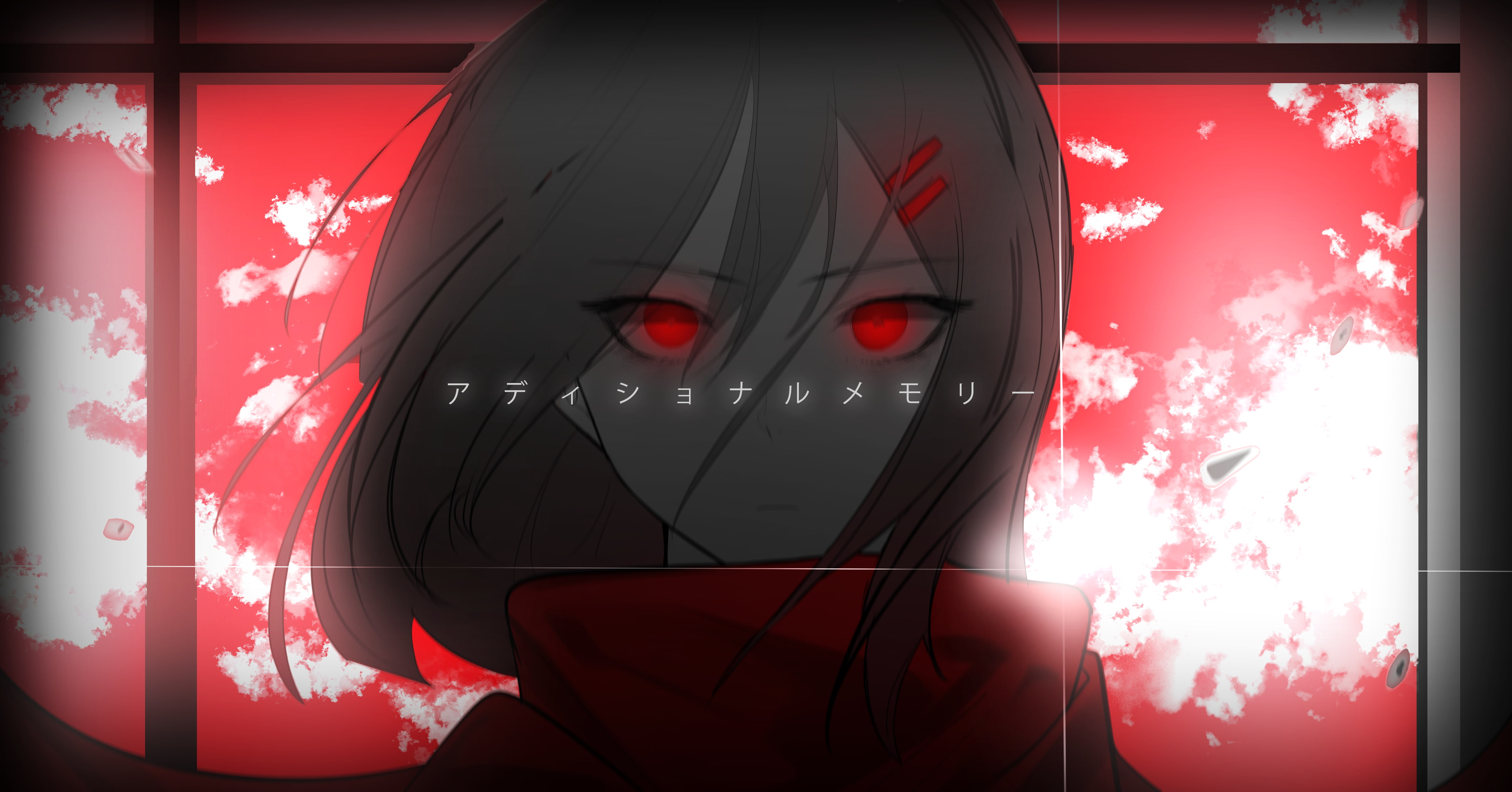 Anime, red eyes, kagerou project, 4K, tateyama ayano, HD Wallpaper