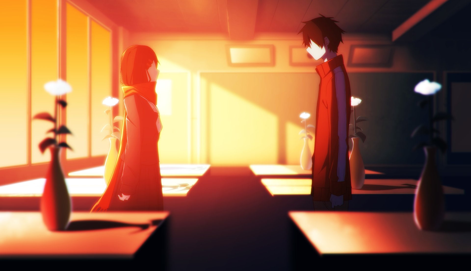 Kagerou Project, Anime, Shintaro Kisaragi, Ayano Tateyama, 1080P, HD Wallpaper