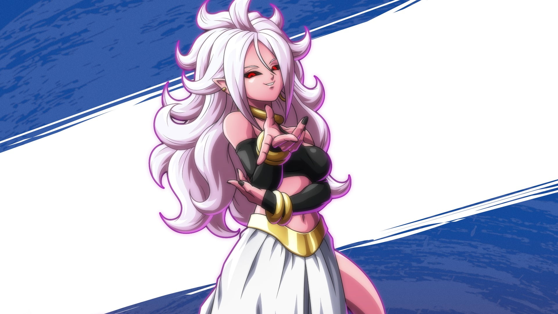 day, hair, hairstyle, Dragon Ball FighterZ, young adult, 1080P, Dragon Ball, outdoors, girls, women, nature, front view, young women, Android 21 (Dragon Ball), HD Wallpaper