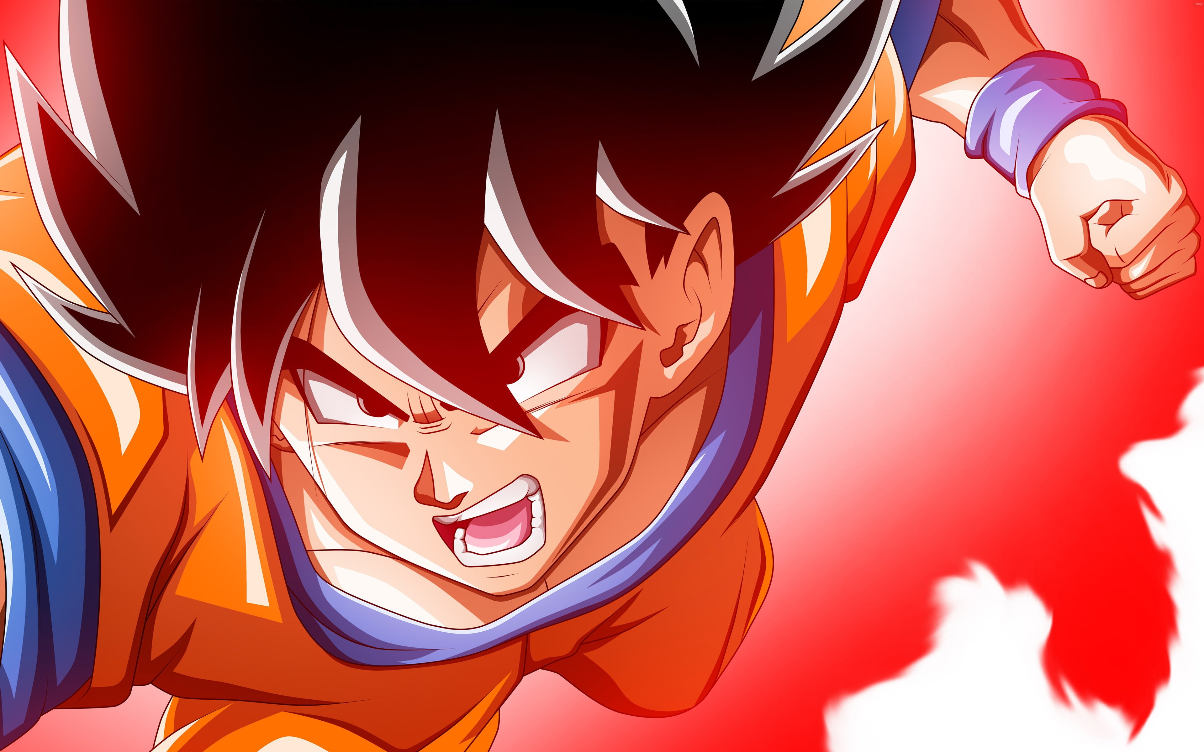 representation, super, outdoors, backgrounds, gohan, flag, nature, sunlight, anime, no people, blue, mode of transportation, red, land vehicle, day, art and craft, HD Wallpaper