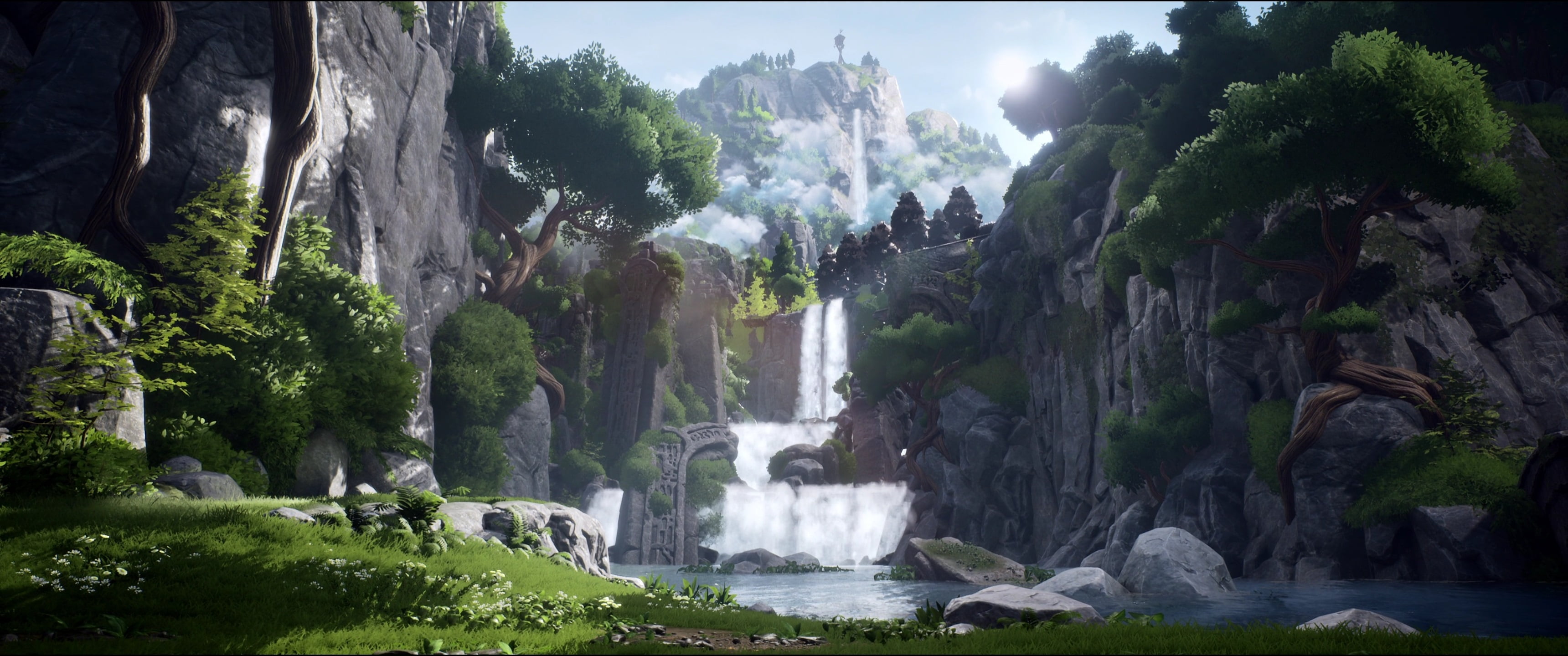 video game art, Kena: Bridge of Spirits, screen shot, 2K, HD Wallpaper