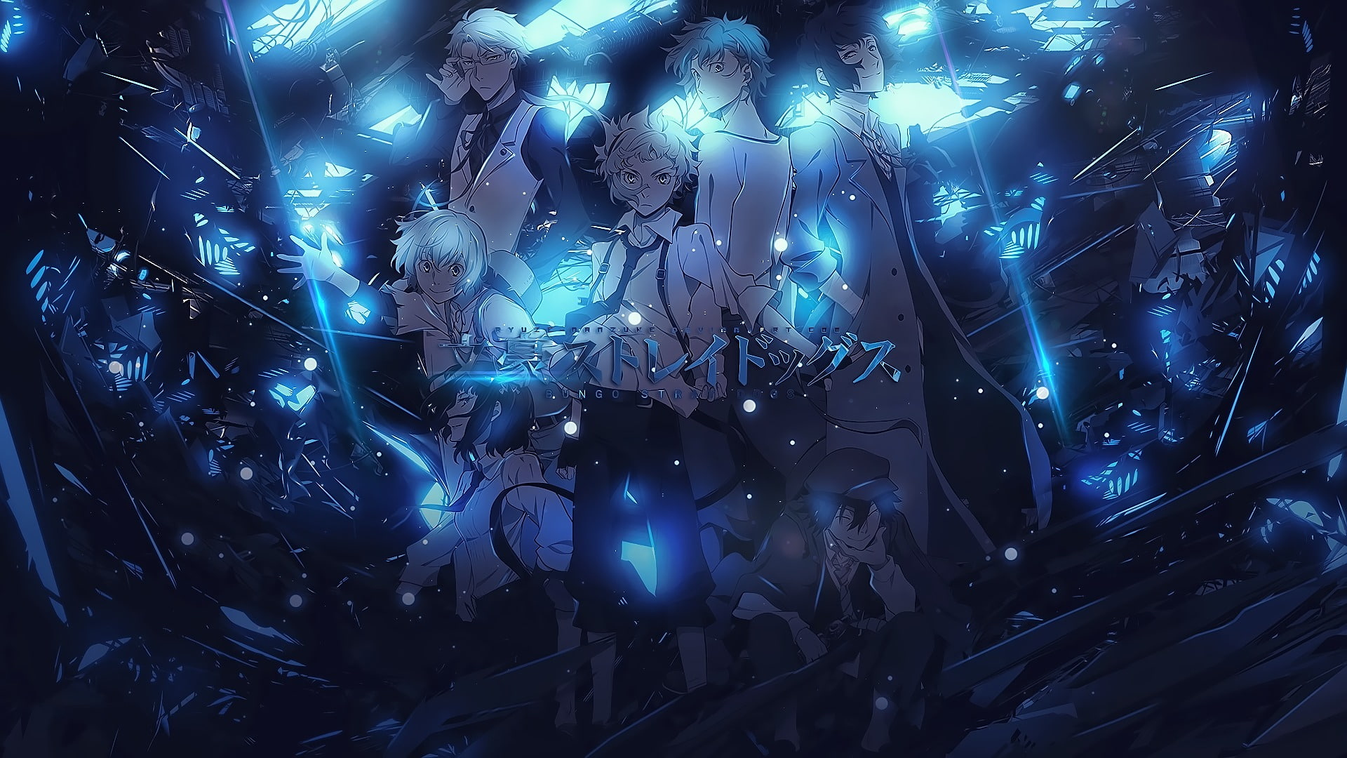 Junichirou Tanizaki, Ranpo Edogawa, Atsushi Nakajima, Bungou Stray Dogs, 1080P, Anime, Kenji Miyazawa, Osamu Dazai, Akiko Yosano, Doppo Kunikida, HD Wallpaper