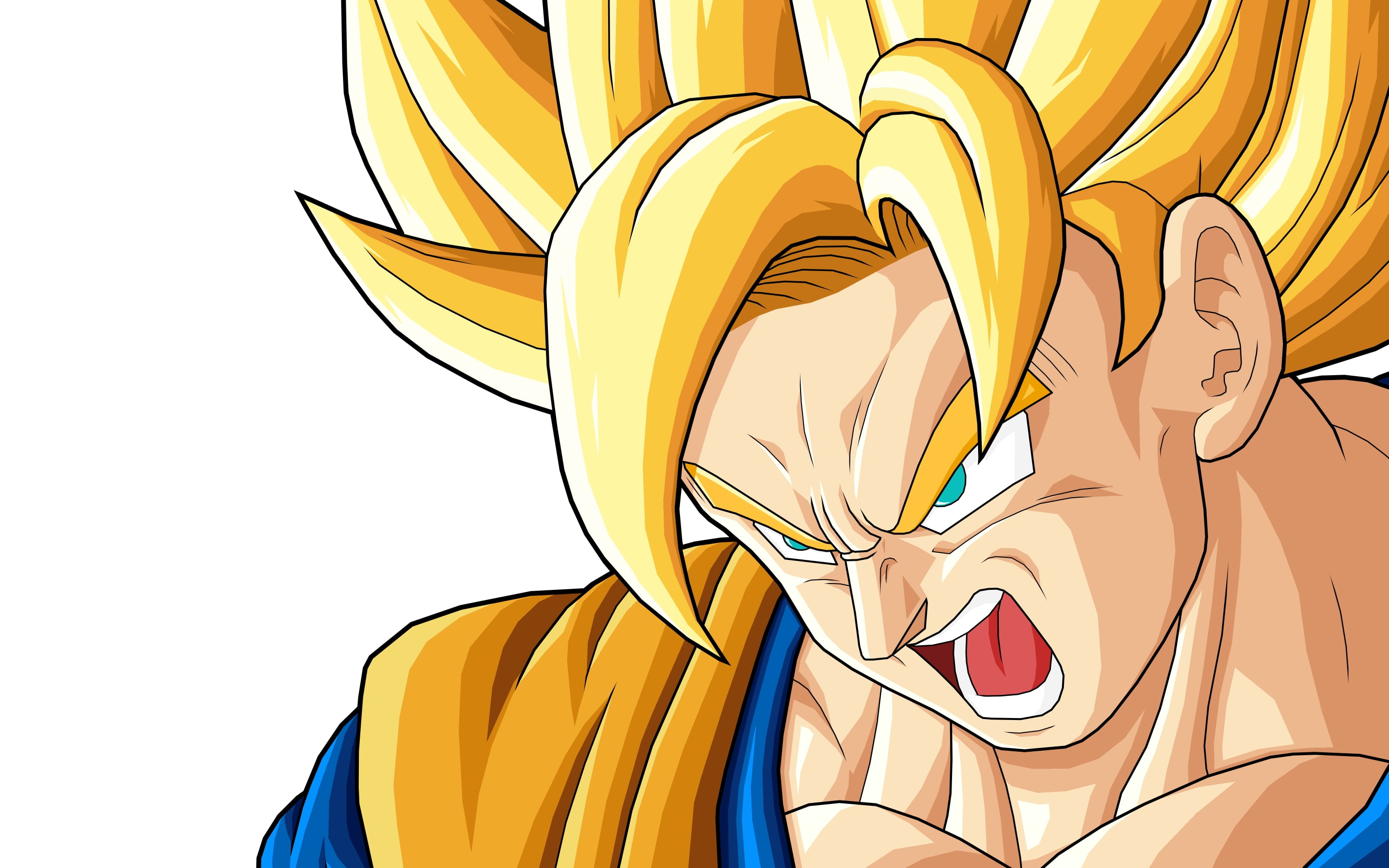 x, dragon ball z, goku, z, saiyan, art, son, ball, super, anime, 2K, hd, dragon, Son Goku, dragonball, HD Wallpaper