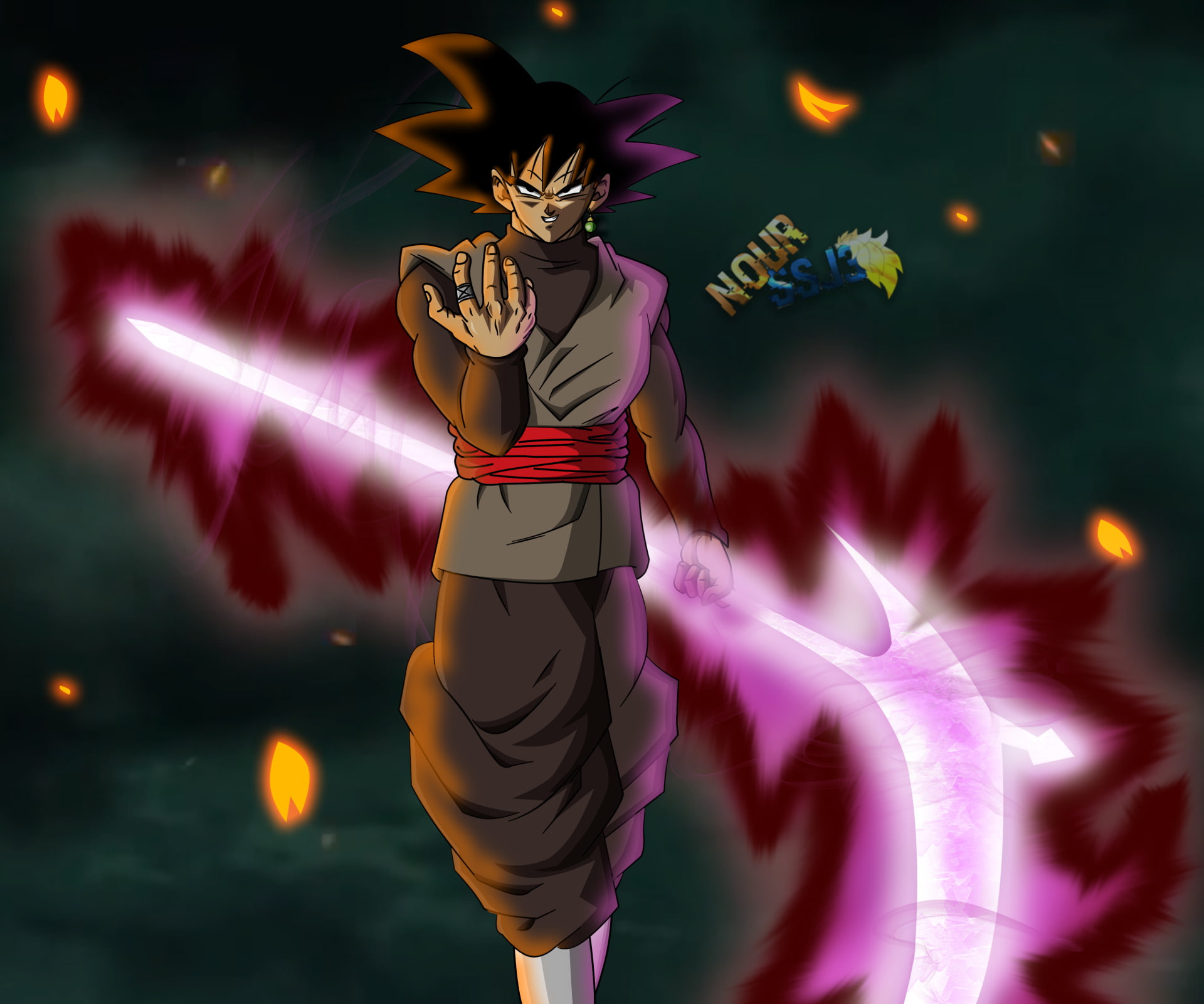 Black Goku, Dragon Ball Super, Dragon Ball, 1080P, HD Wallpaper